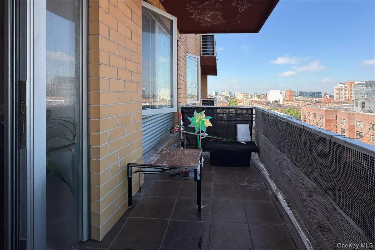 Balcony with a view of city Balcony with a view of city