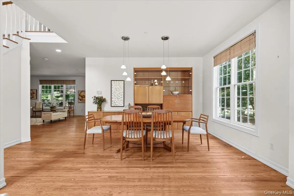 Dining room opens to family room and kitchen Dining room opens to family room and kitchen