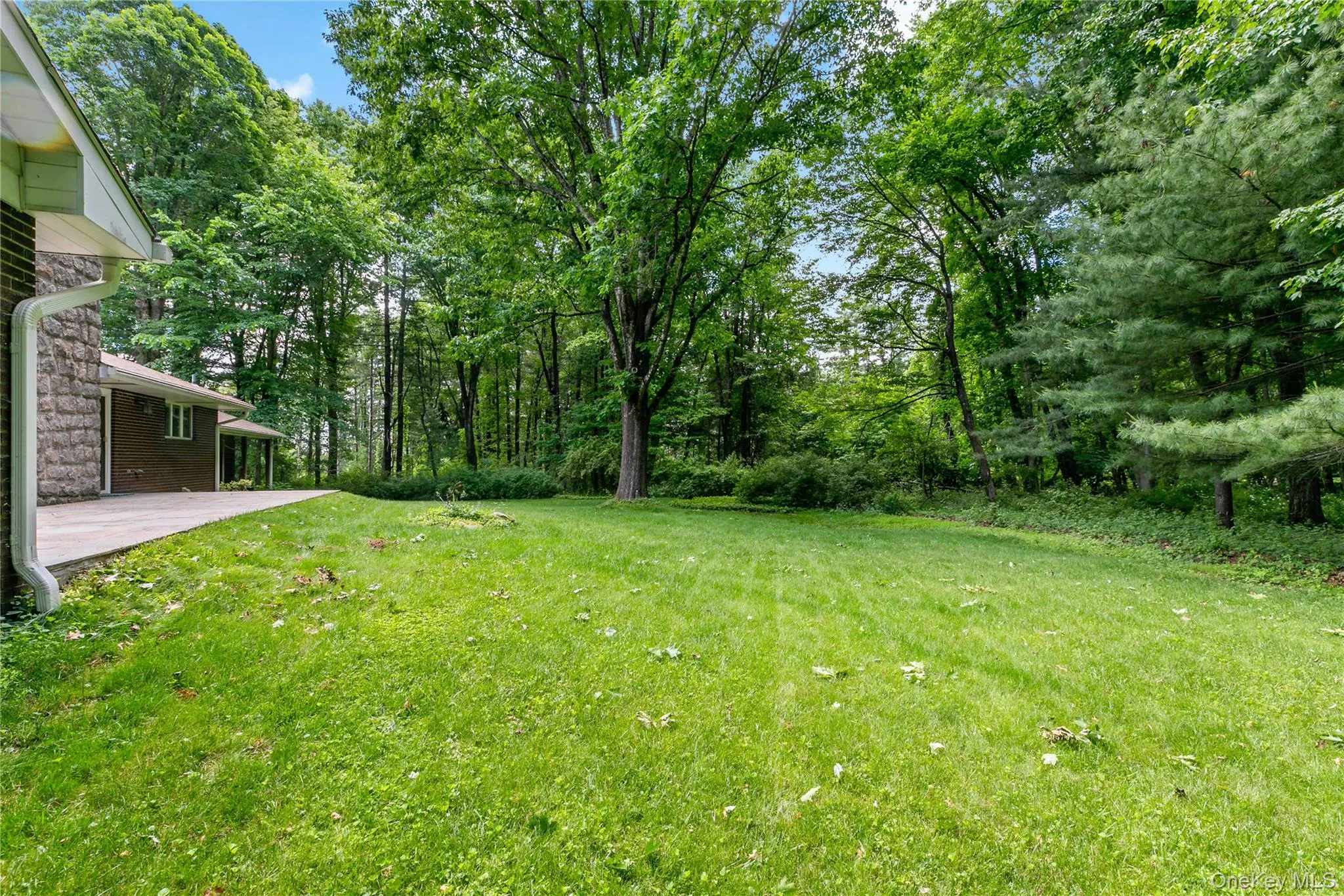 When you have two acres, you are bound to have a large yard. When you have two acres, you are bound to have a large yard.