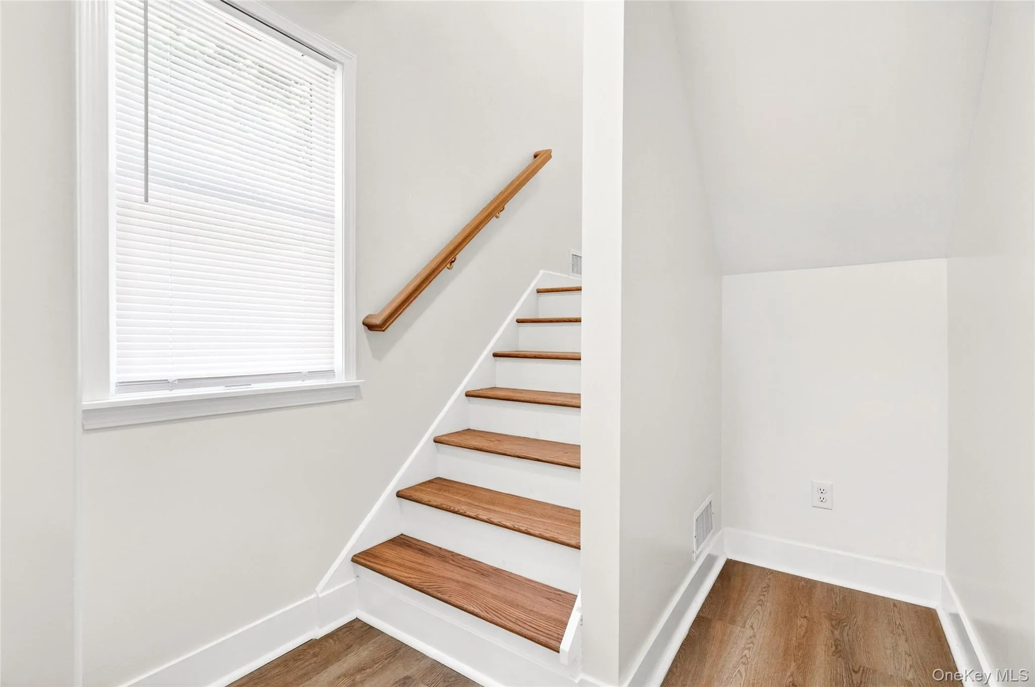 Staircase leading to upper level Staircase leading to upper level