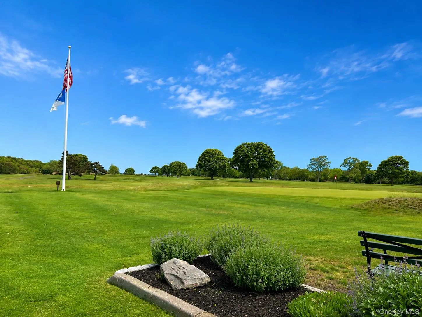 Golf course with views of the great south bay Golf course with views of the great south bay