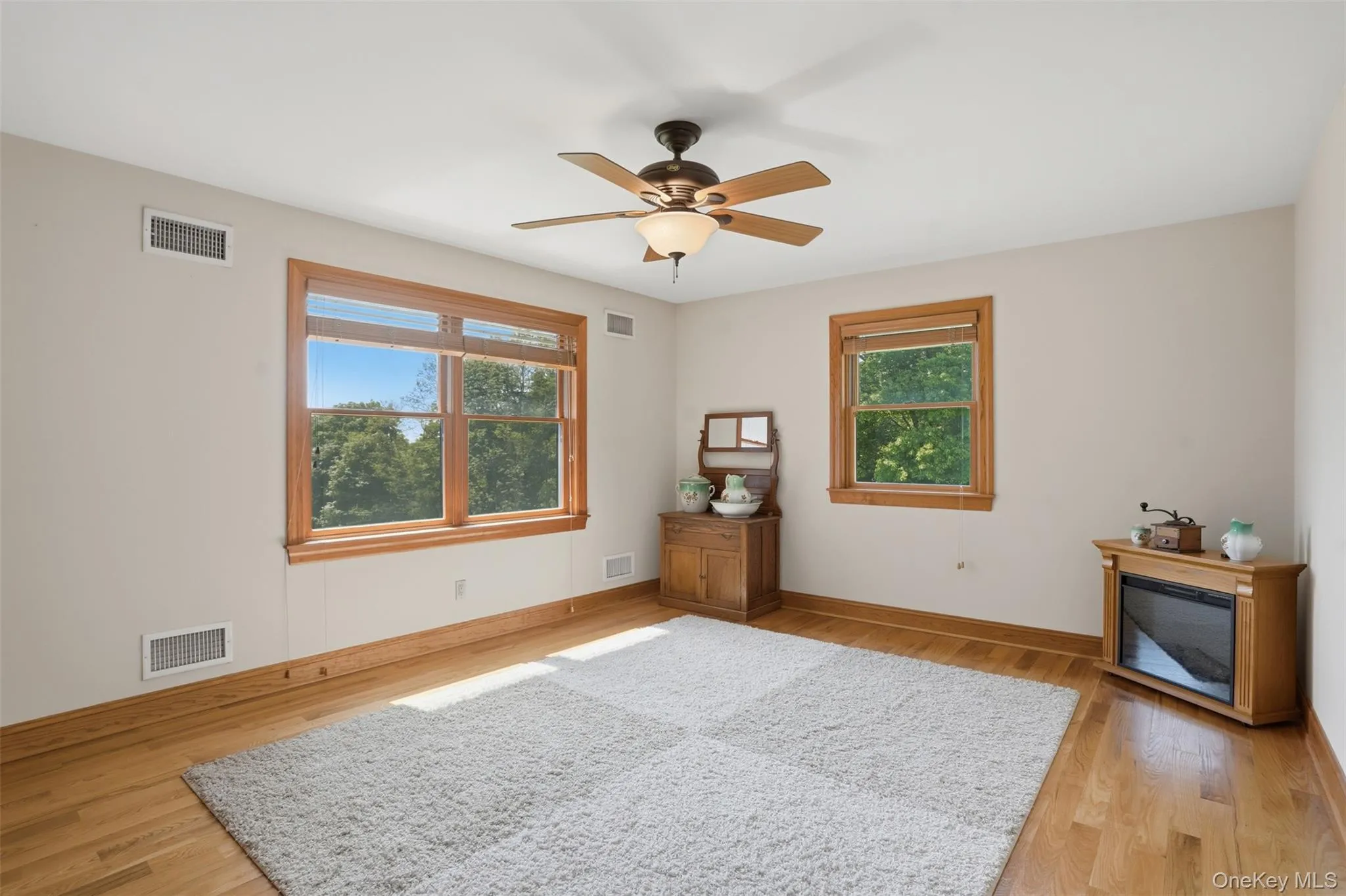 Bedroom with large closets. Bedroom with large closets.
