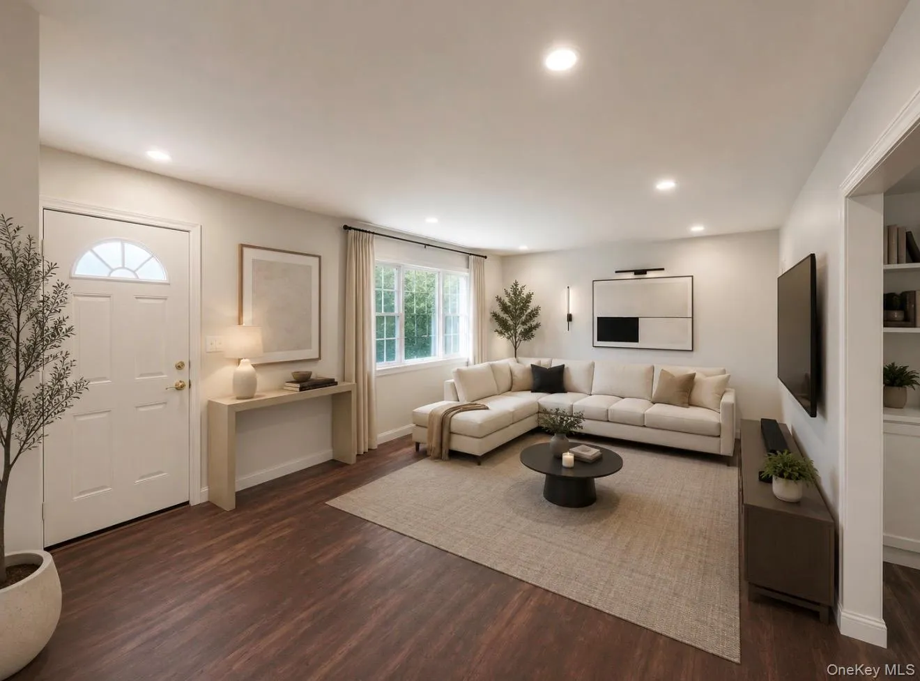 Staged Virtually Living Room Staged Virtually Living Room