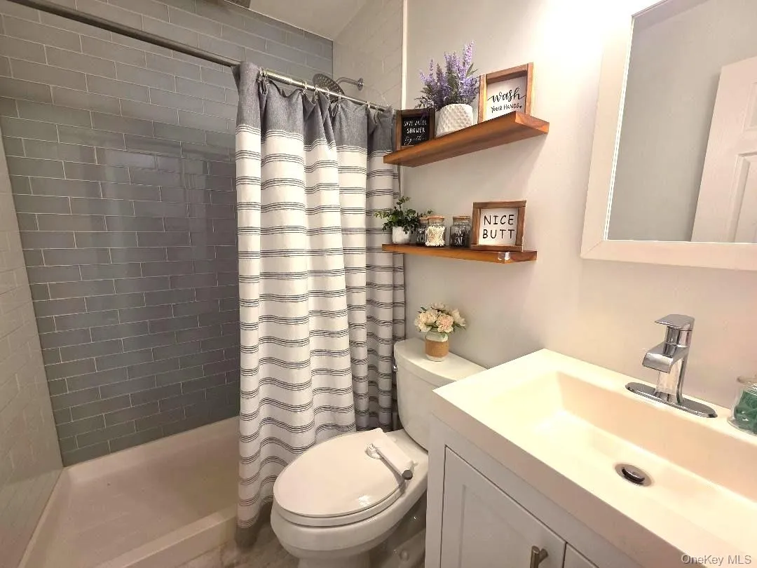 Renovated full bath Renovated full bath