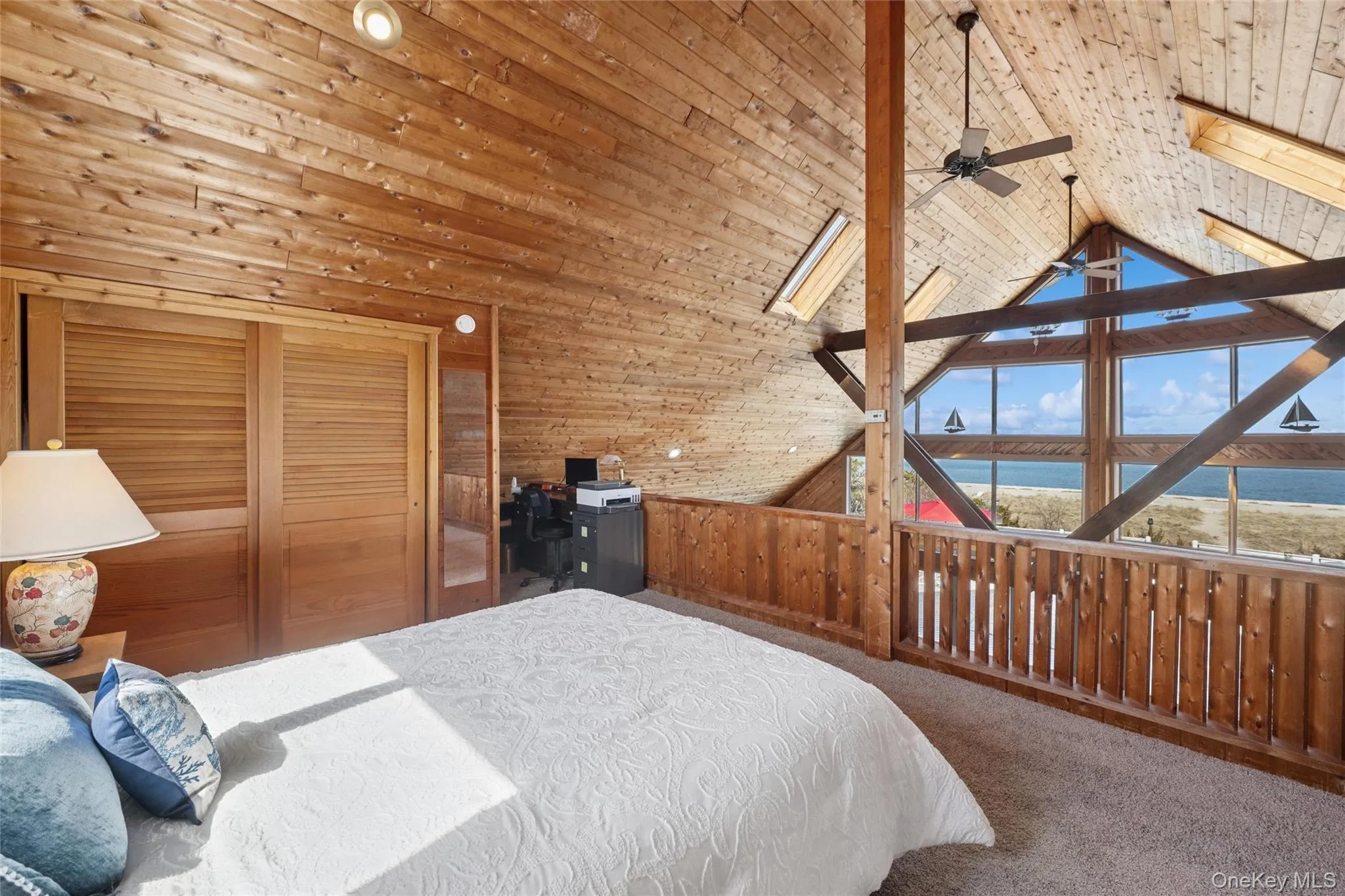 lofted room with amazing water views lofted room with amazing water views