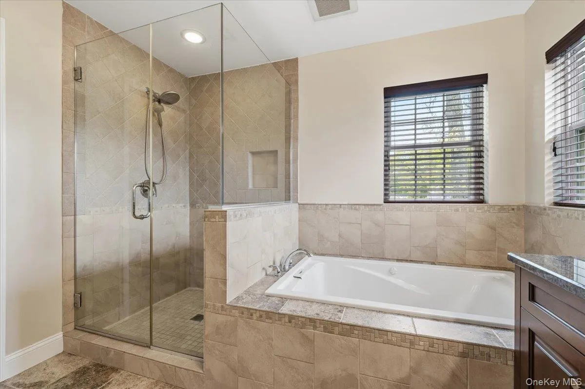 primary bathroom - shower and jacuzzi primary bathroom - shower and jacuzzi