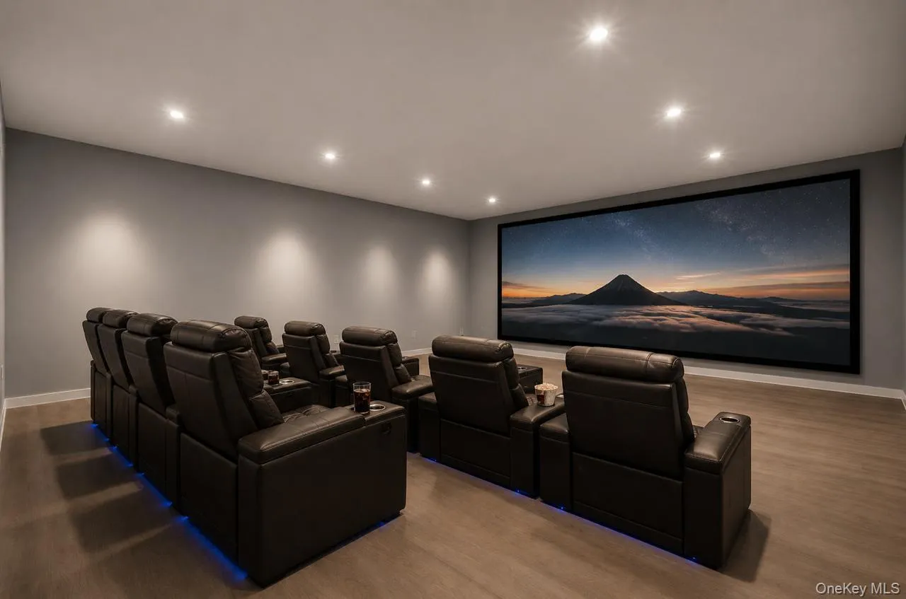 Virtually Staged Cinema Room Virtually Staged Cinema Room