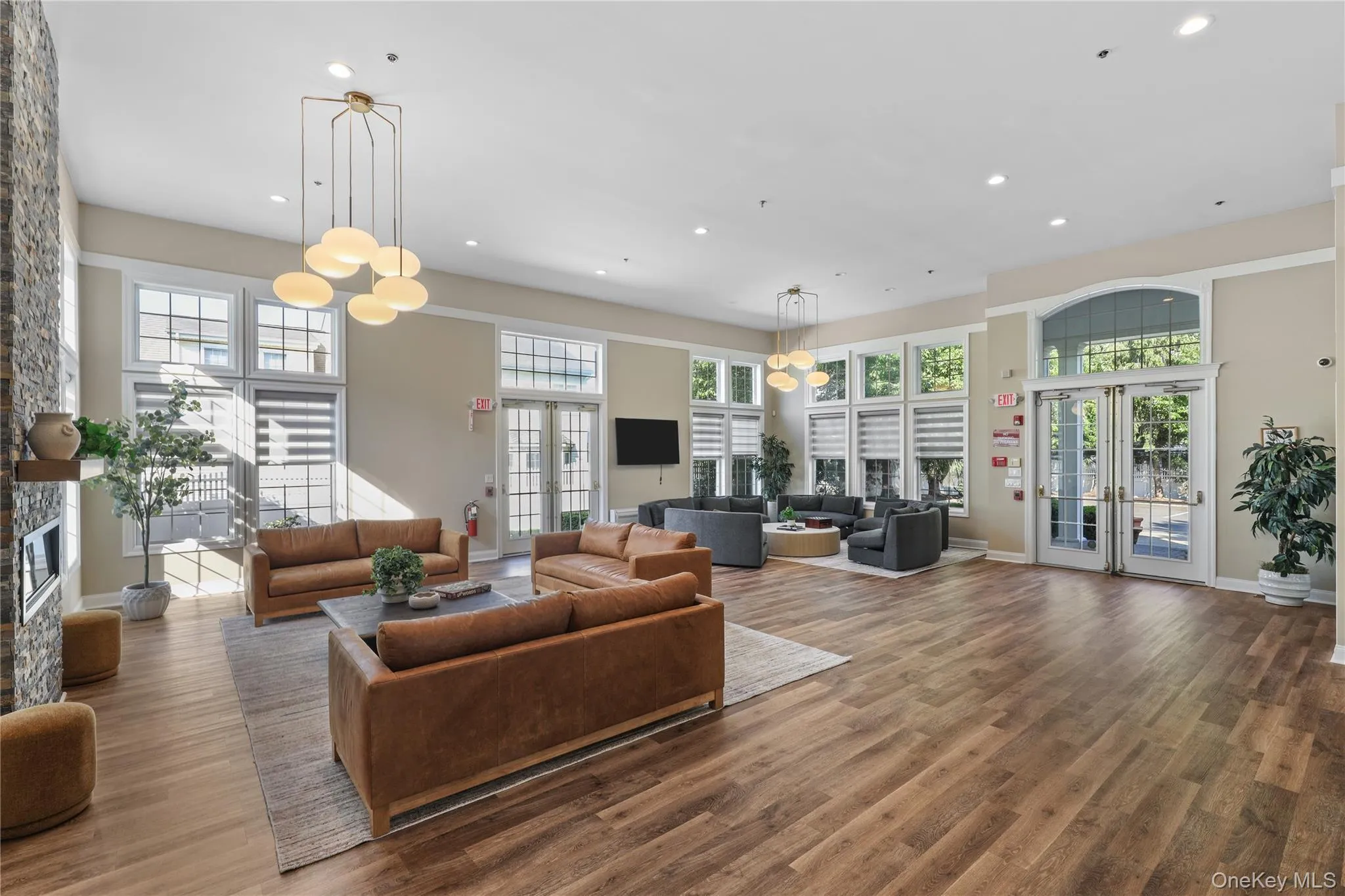 Beautifully renovated lounge areas for community events Beautifully renovated lounge areas for community events