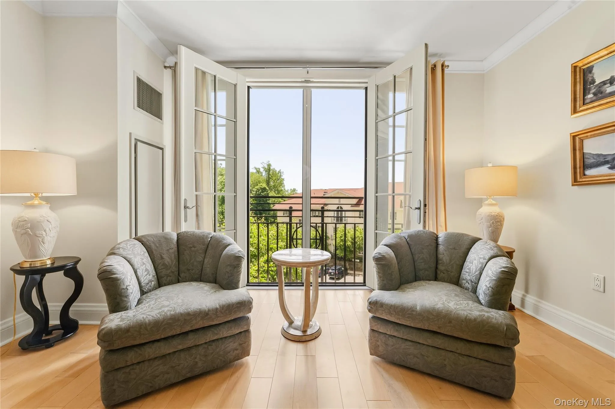 A Juliet balcony with French doors adding so much natural light and magnificent views A Juliet balcony with French doors adding so much natural light and magnificent views