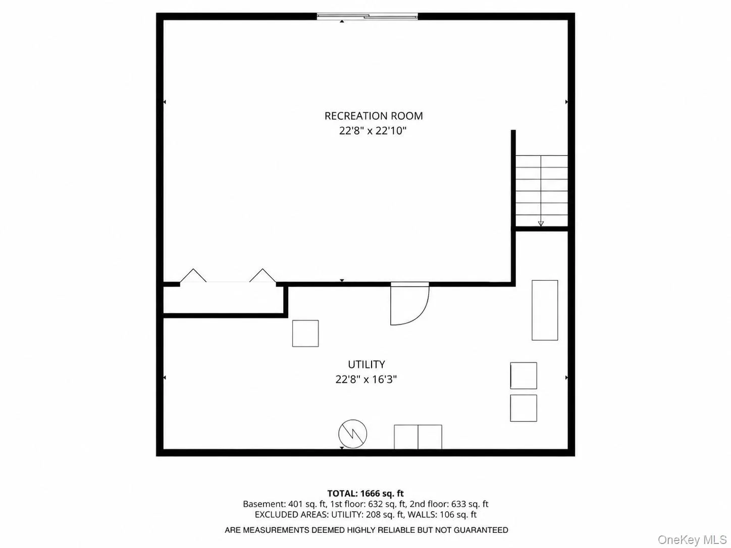 Lower level floor plan Lower level floor plan