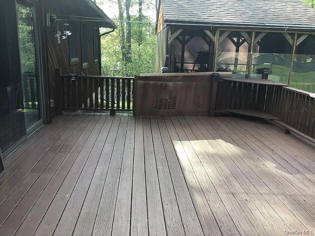 Deck and covered porch Deck and covered porch