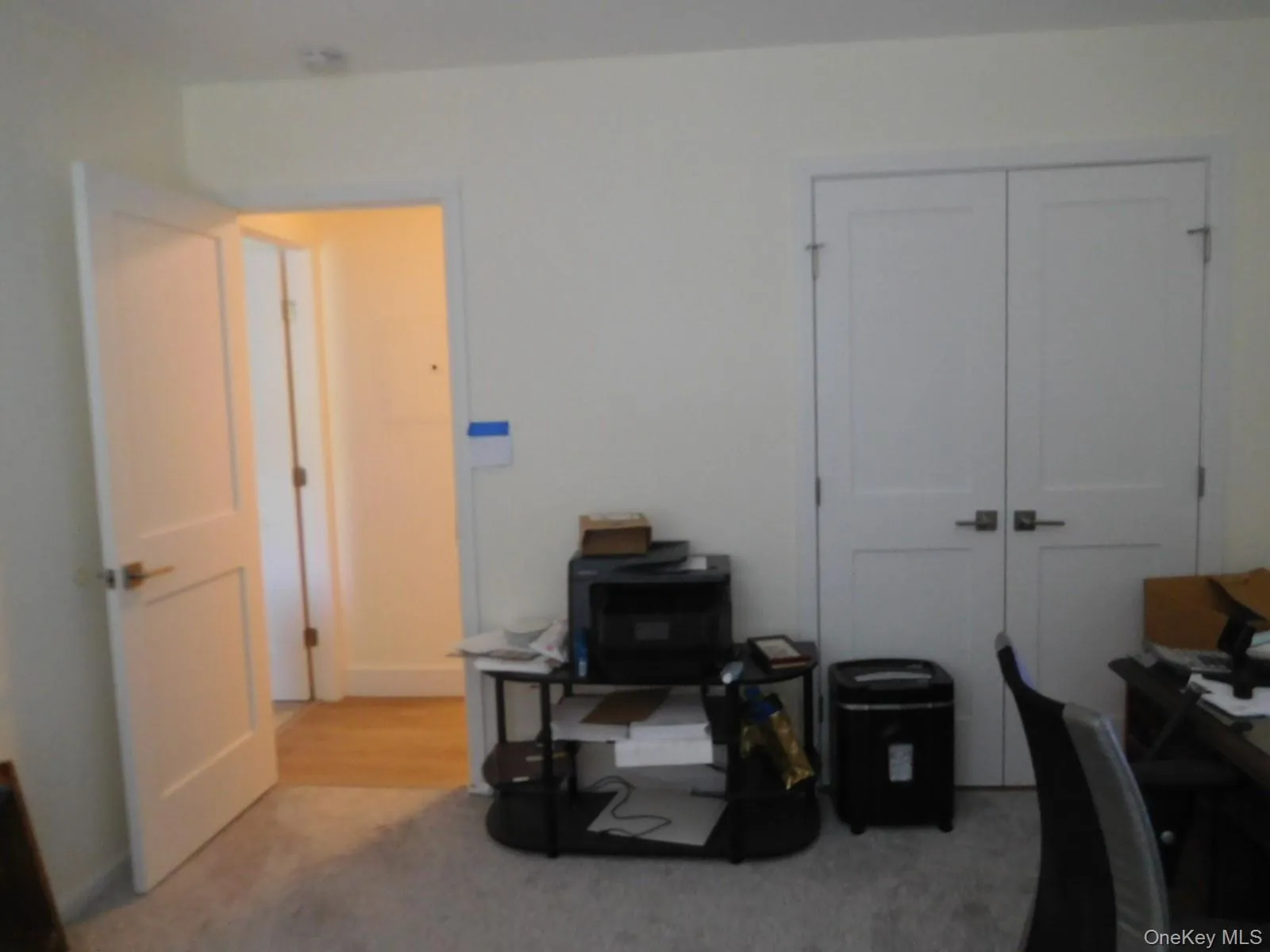 Opposite view of Large Second Bedroom with double closet Opposite view of Large Second Bedroom with double closet