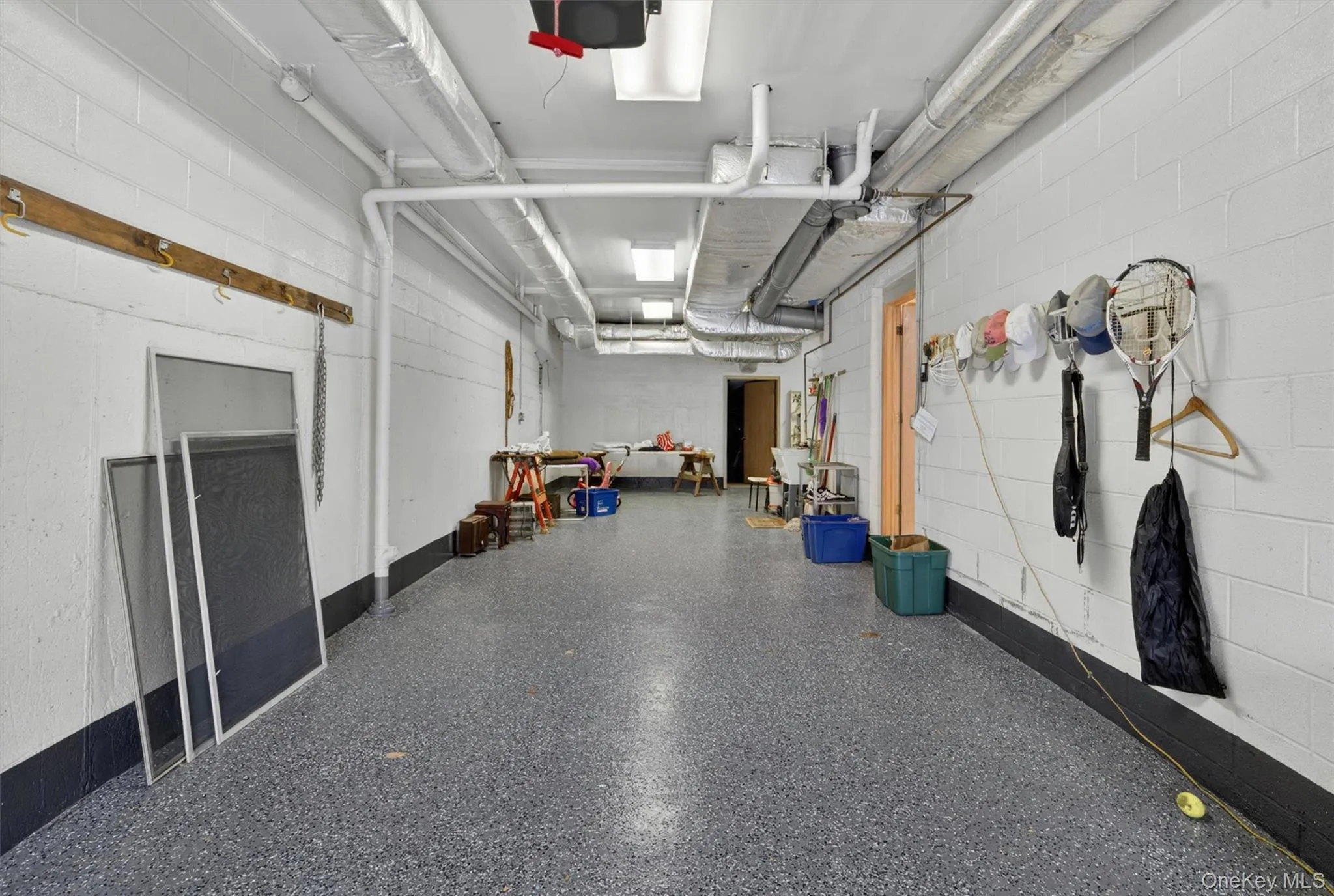 2 car garage- with new special flooring 2 car garage- with new special flooring