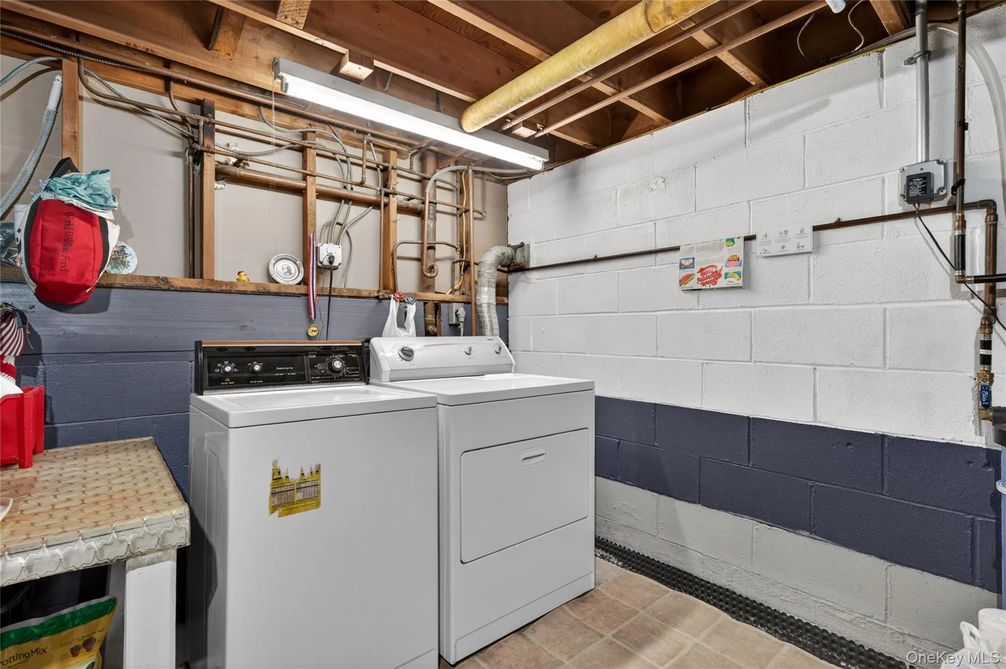 Full basement laundry Full basement laundry