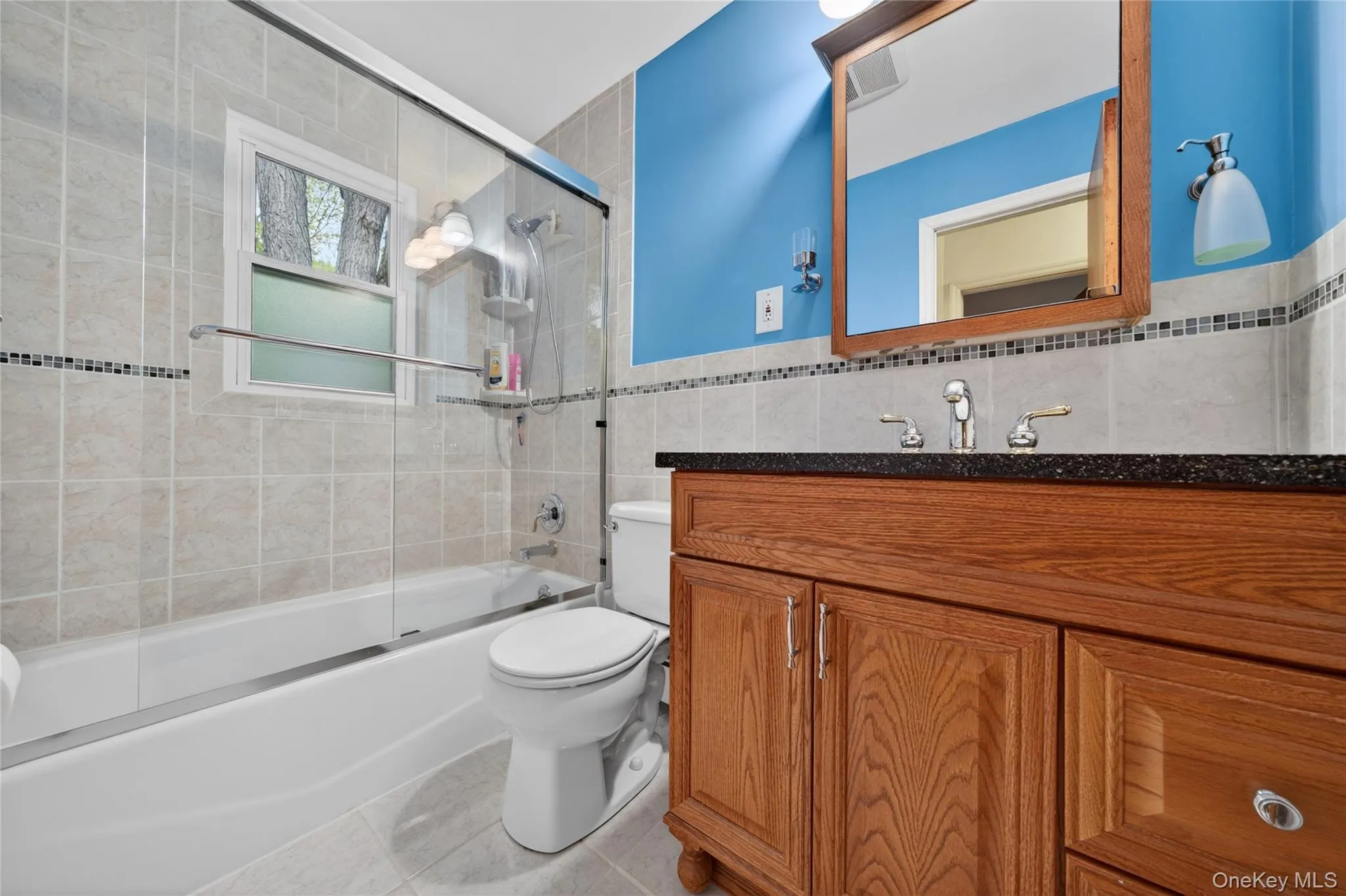 Main upstairs bathroom Main upstairs bathroom