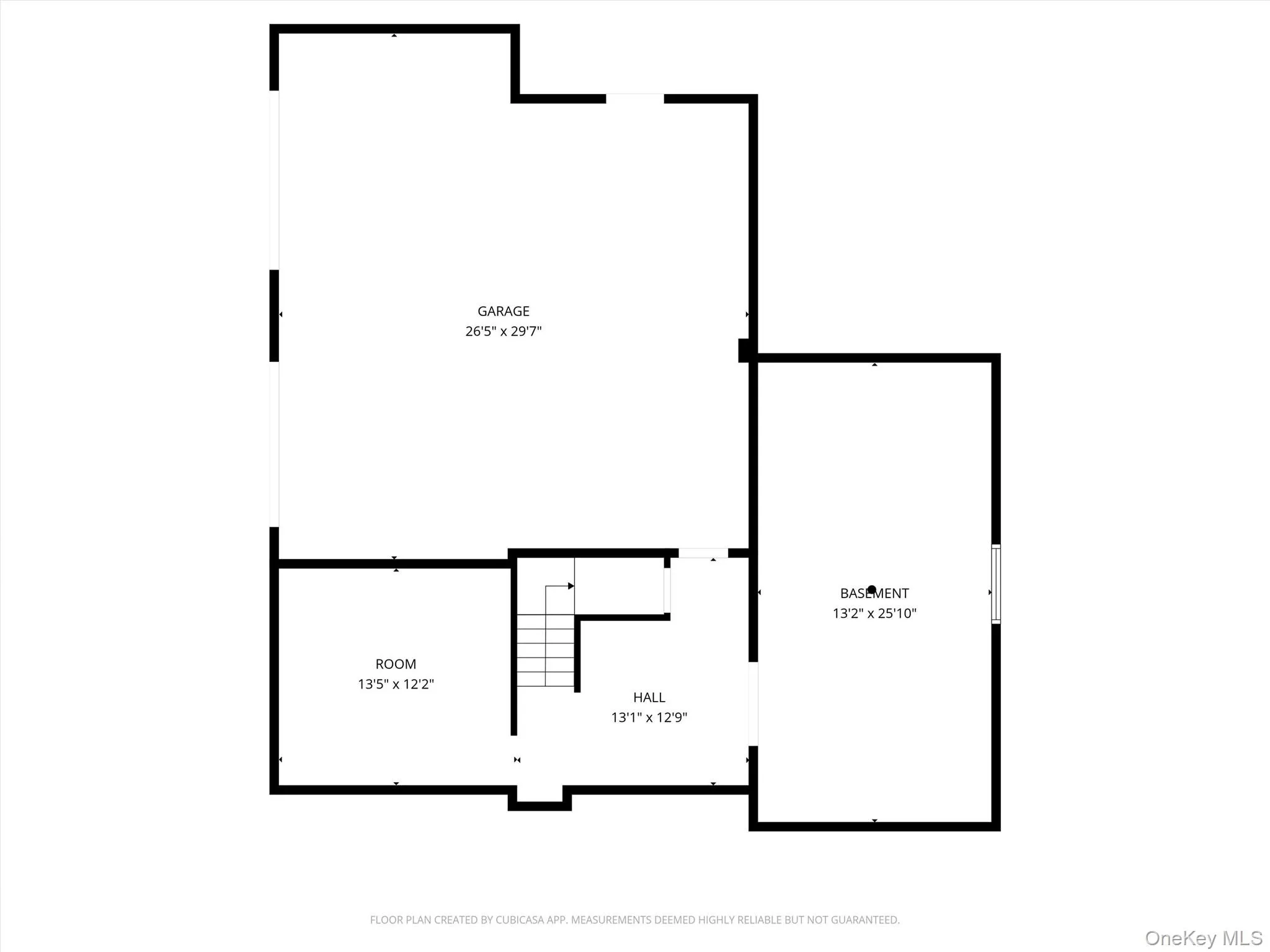 Basement floor plan. Basement floor plan.
