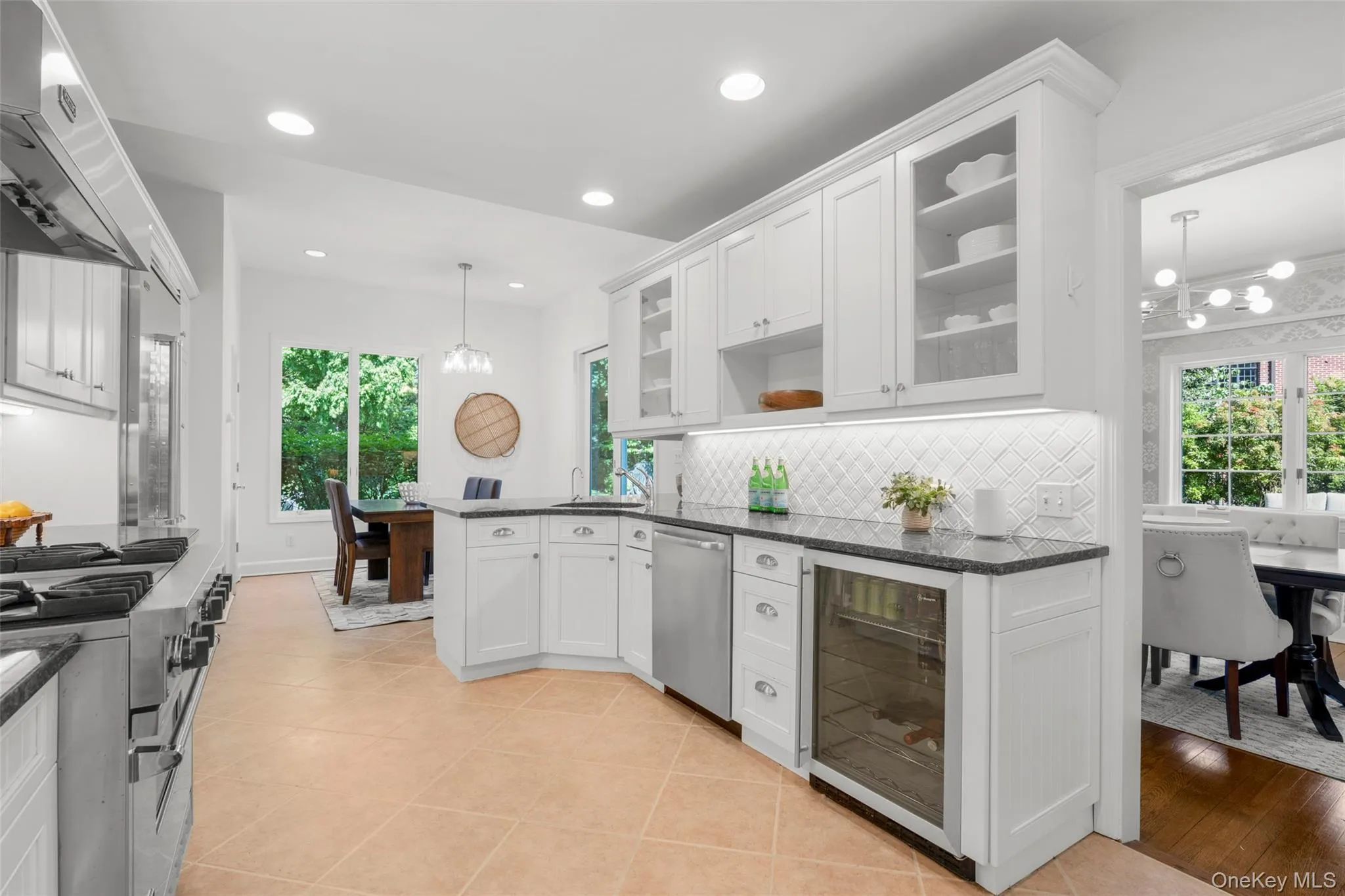 Chef's kitchen with radiant heating in the floor Chef's kitchen with radiant heating in the floor