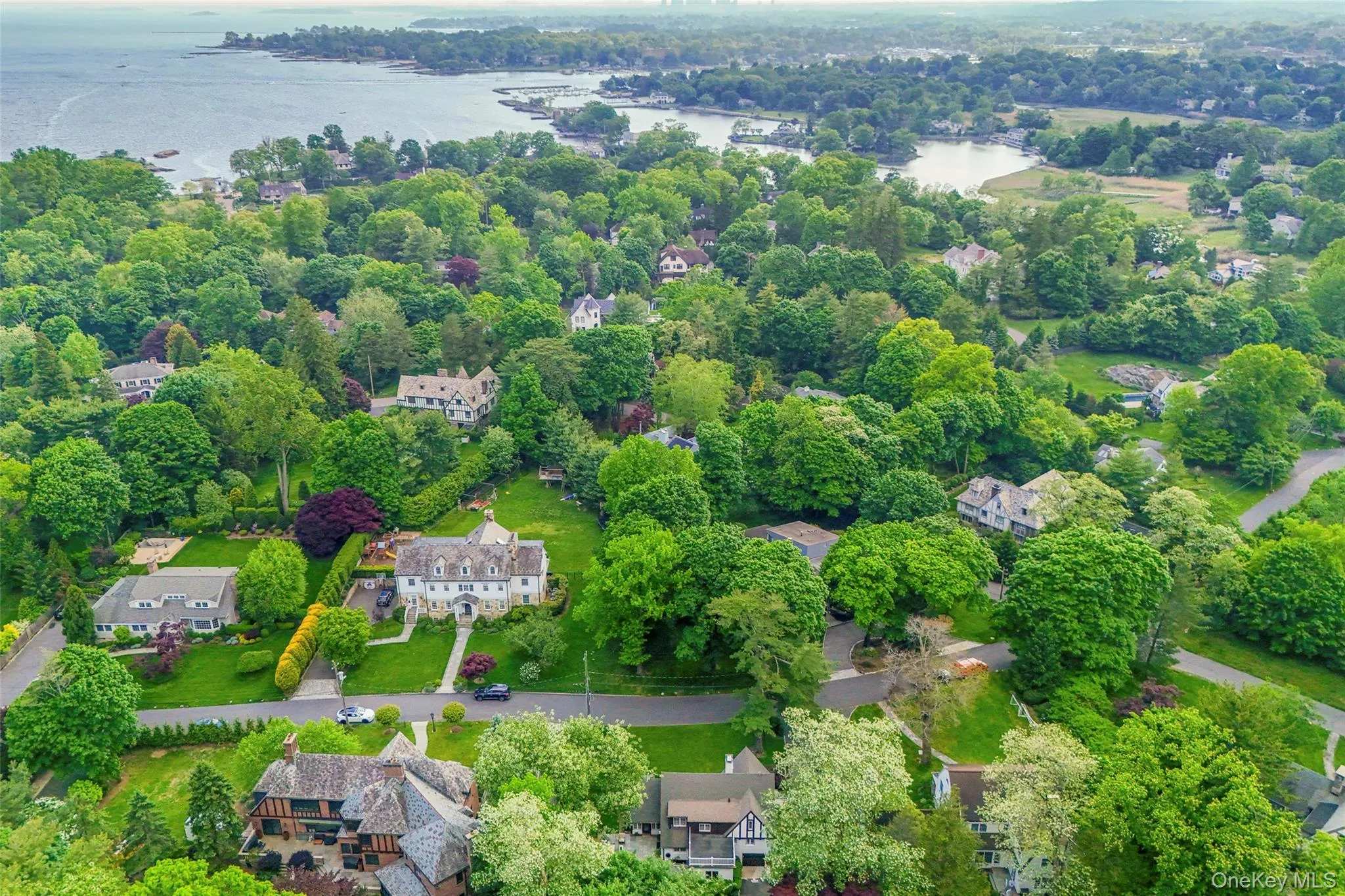 Scenic waterfront neighborhood Scenic waterfront neighborhood