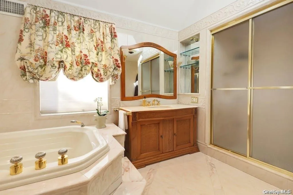 Primary bathroom with walk-in shower Primary bathroom with walk-in shower