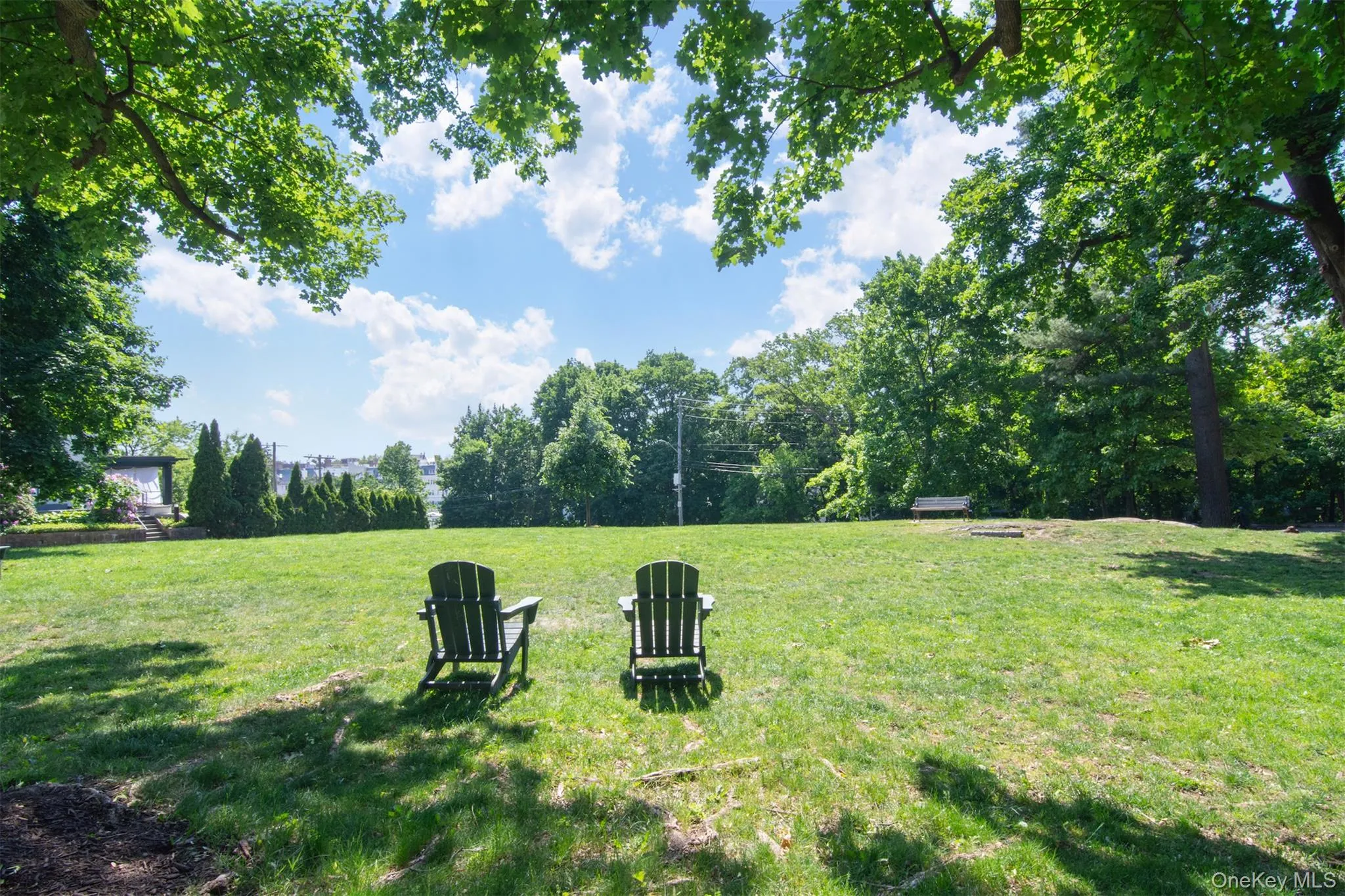 From the front window of # 1A the view of the wonderful Francis Bacon Park, offering an expanse of greenery with a place to enjoy quiet serenity. From the front window of # 1A the view of the wonderful Francis Bacon Park, offering an expanse of greenery with a place to enjoy quiet serenity.