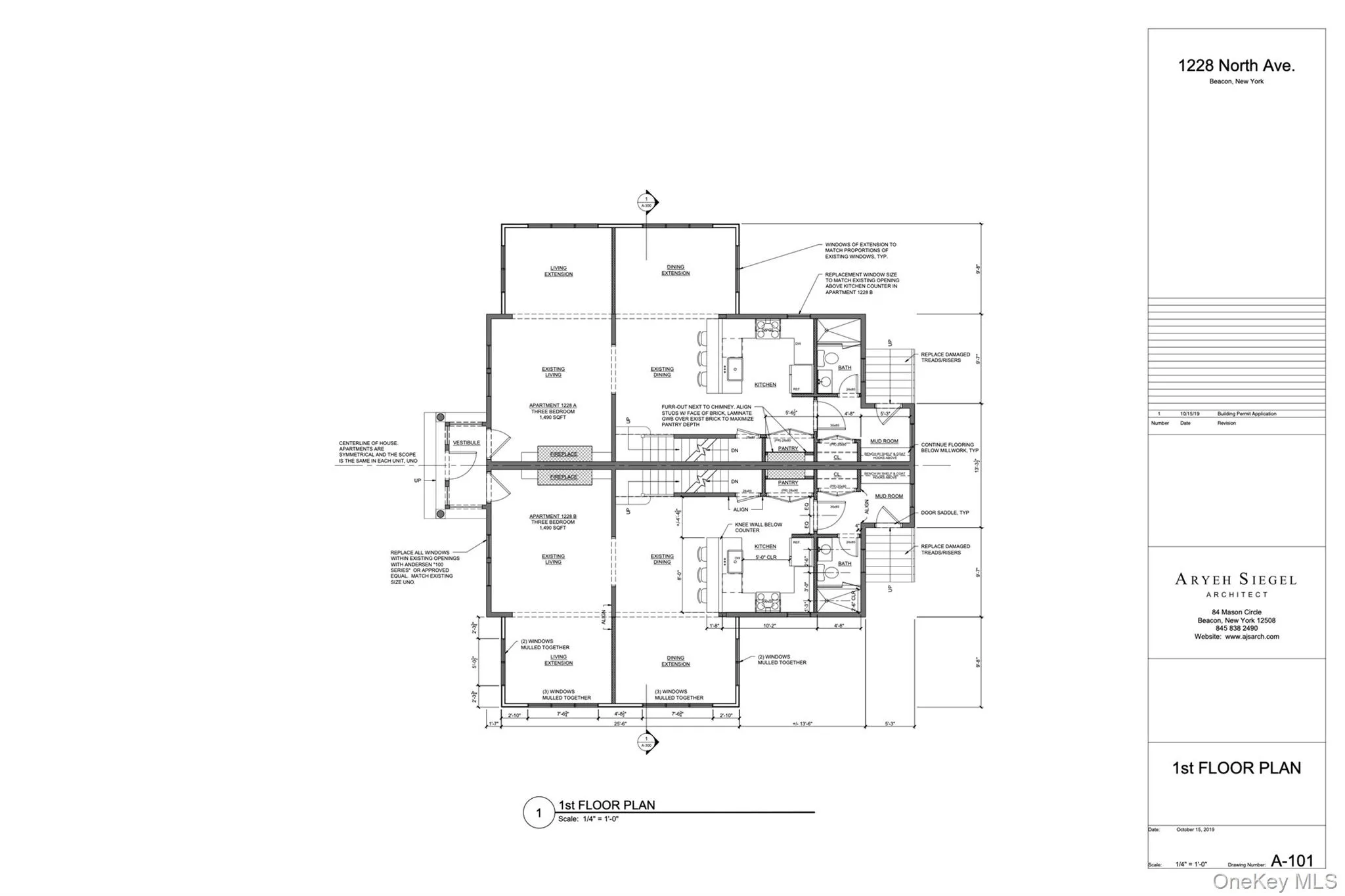 Floor plan is of BOTH units for reference. Floor plan is of BOTH units for reference.