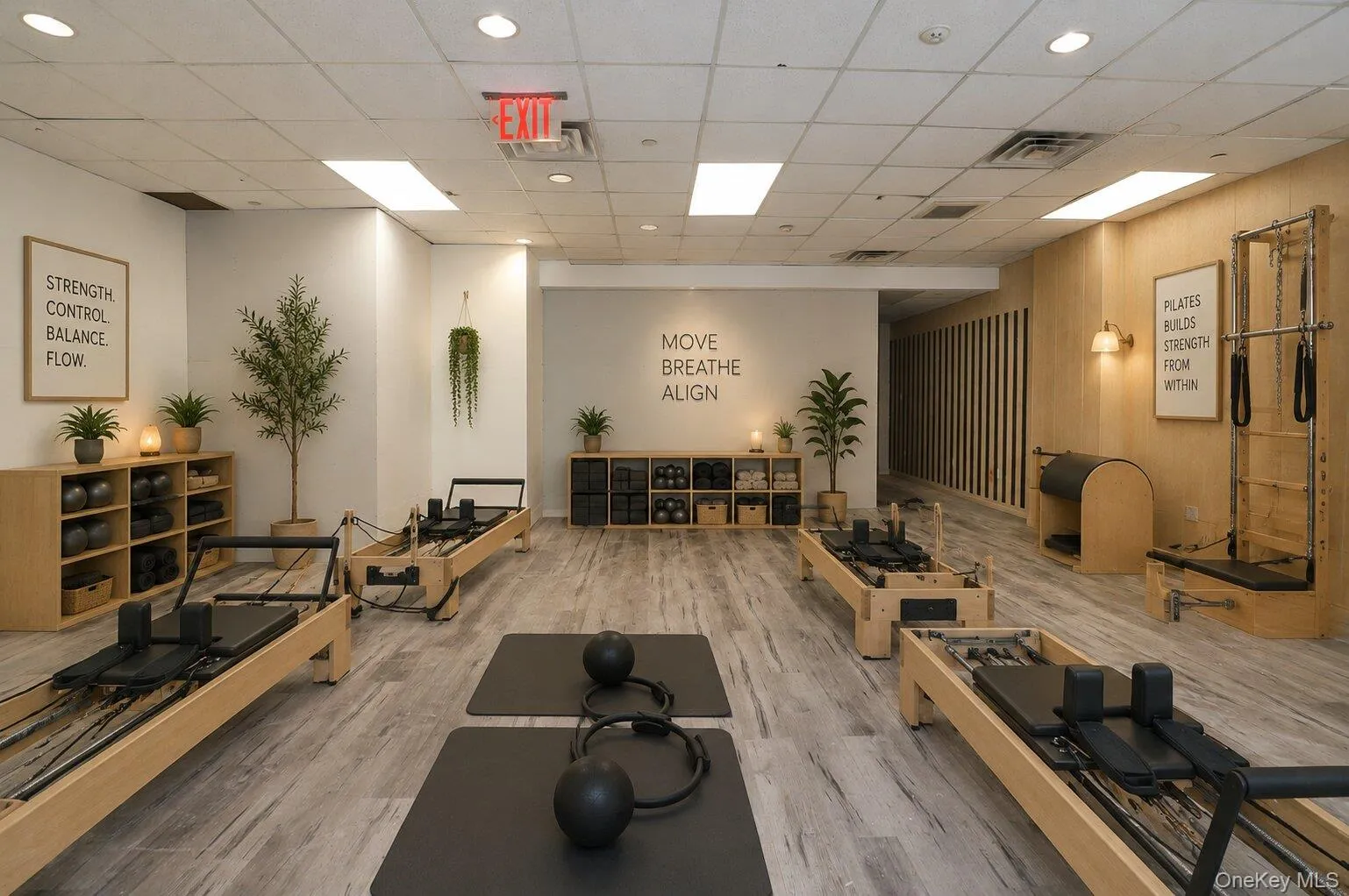 Virtually staged pilates studio Virtually staged pilates studio