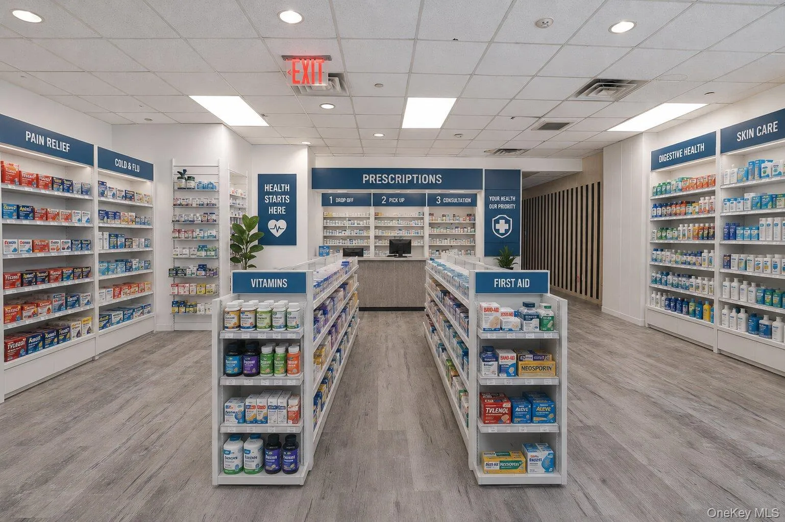 Virtually staged pharmacy Virtually staged pharmacy