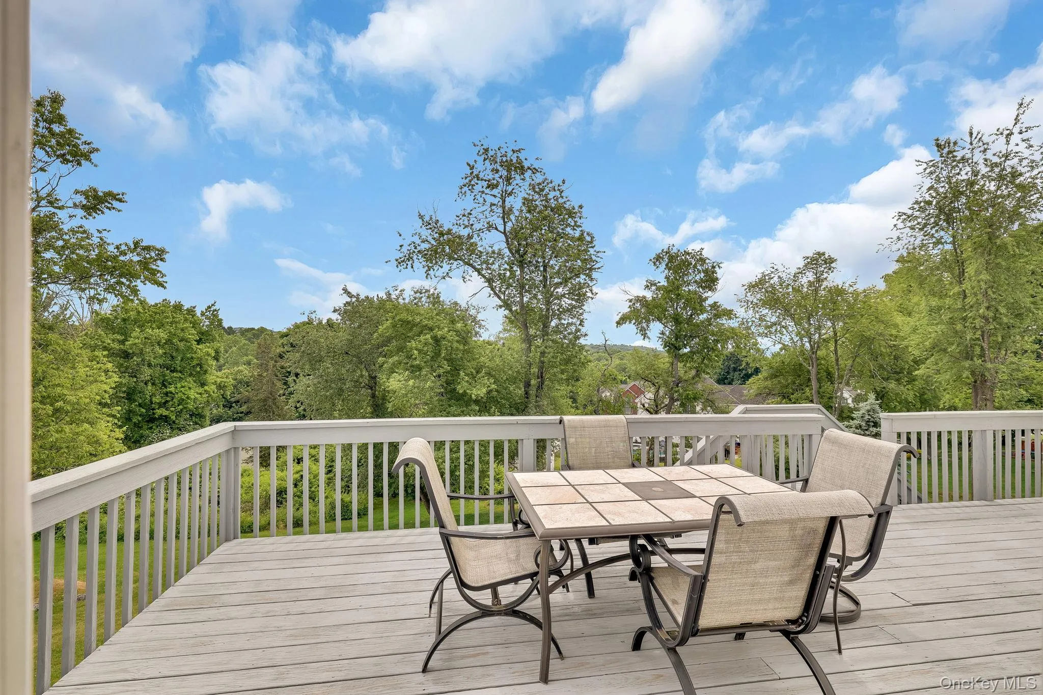 Apartment Private Deck Area off the Kitchen Sliding Glass Doors Apartment Private Deck Area off the Kitchen Sliding Glass Doors