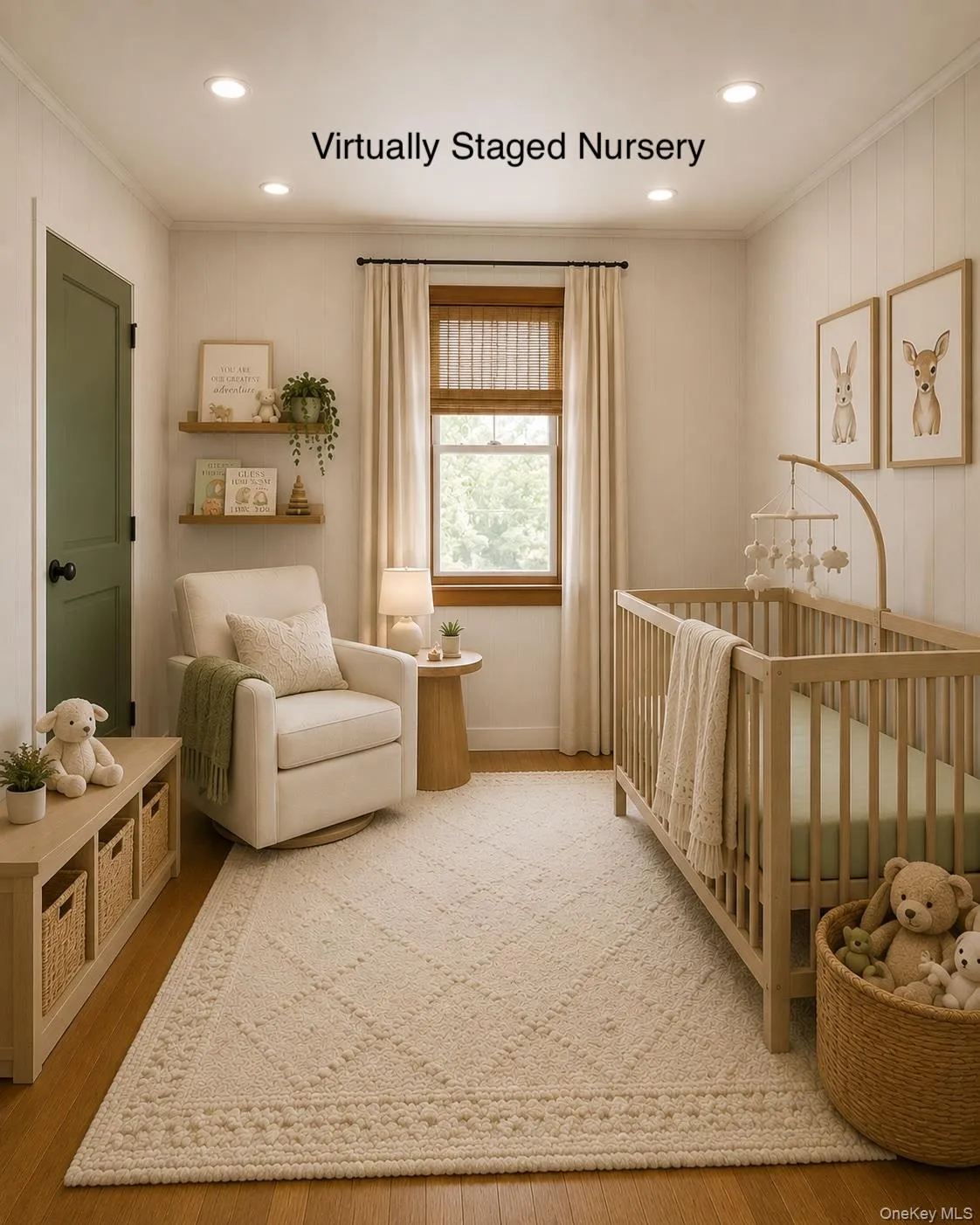Virtually Staged Nursery Virtually Staged Nursery