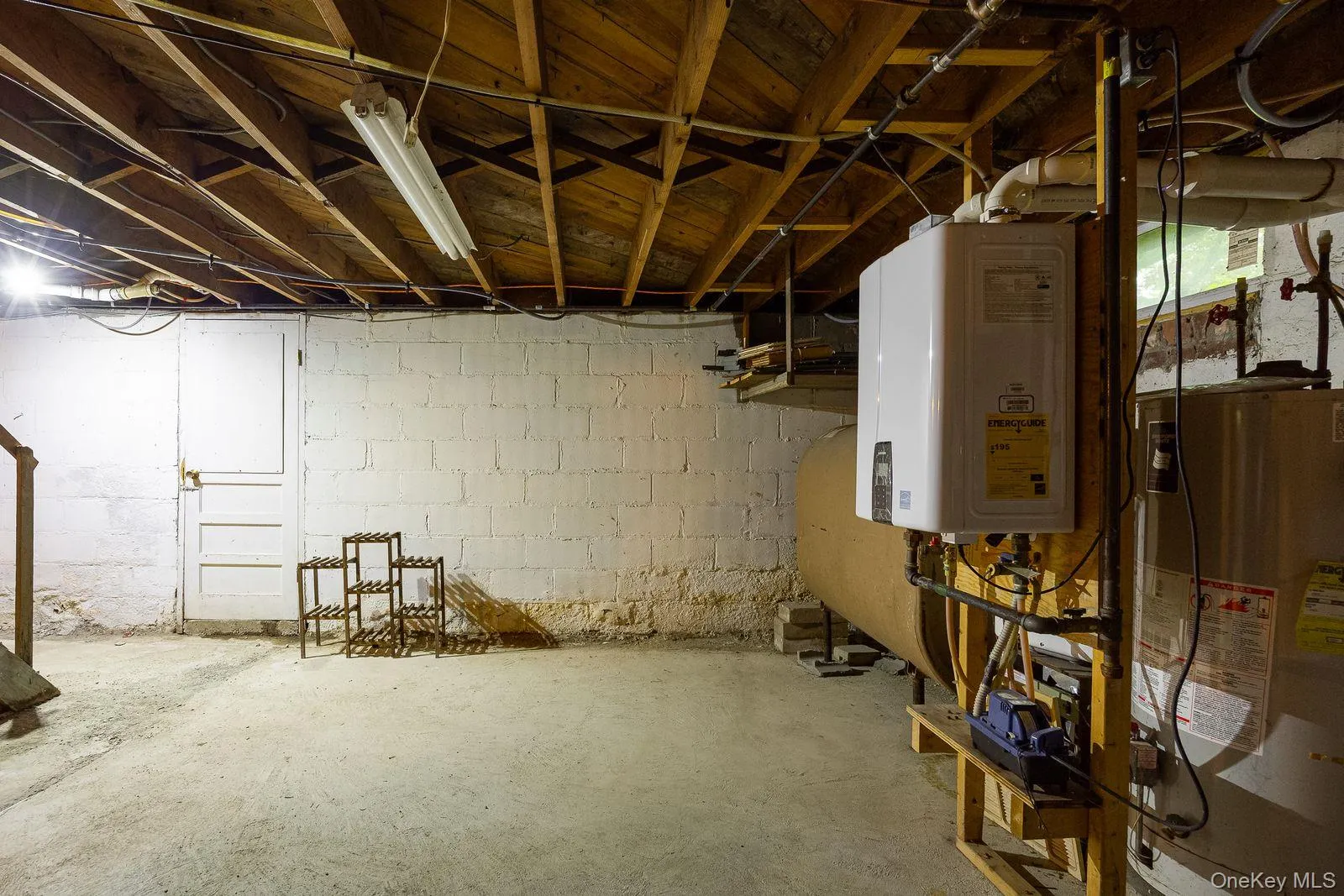 Basement showing insta- Hot Water Basement showing insta- Hot Water