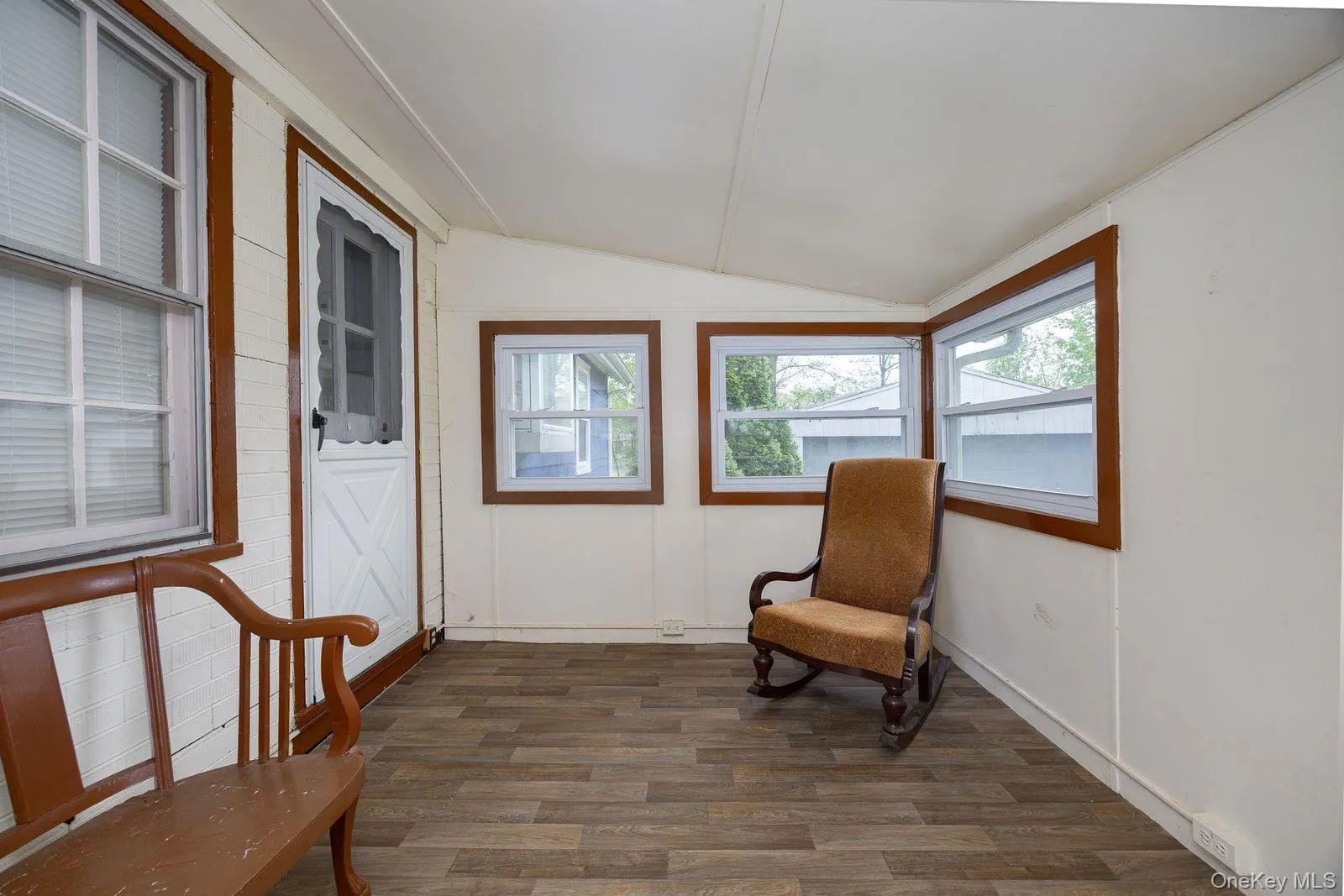 Porch mudroom entrance from driveway Porch mudroom entrance from driveway