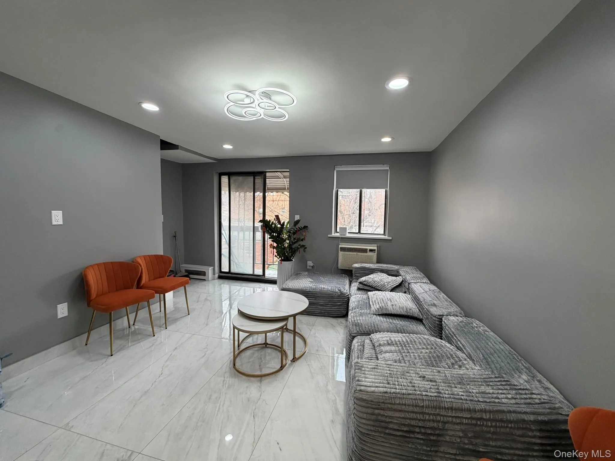 Community lobby featuring recessed lighting Community lobby featuring recessed lighting