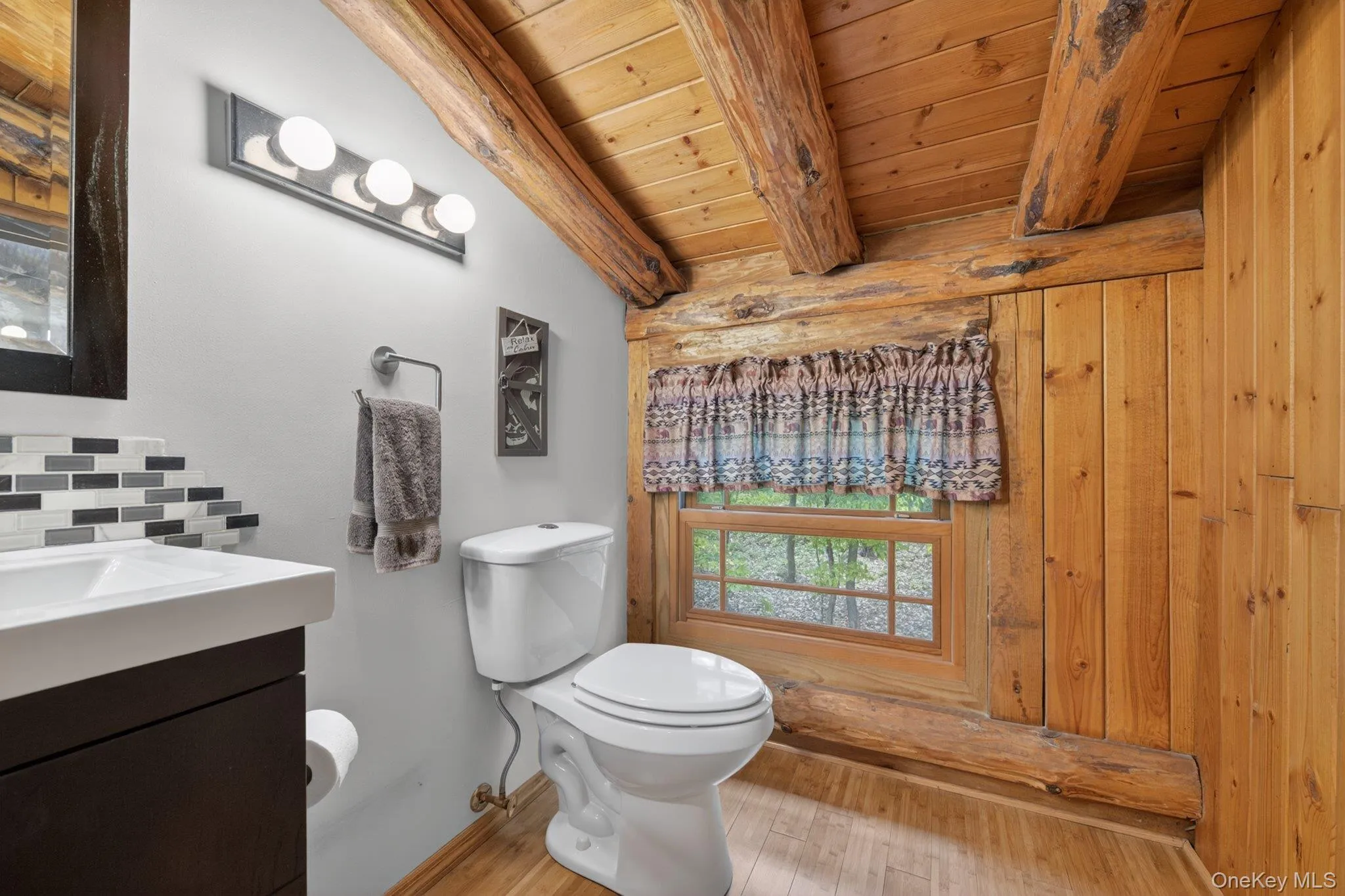 Upstairs half bathroom Upstairs half bathroom