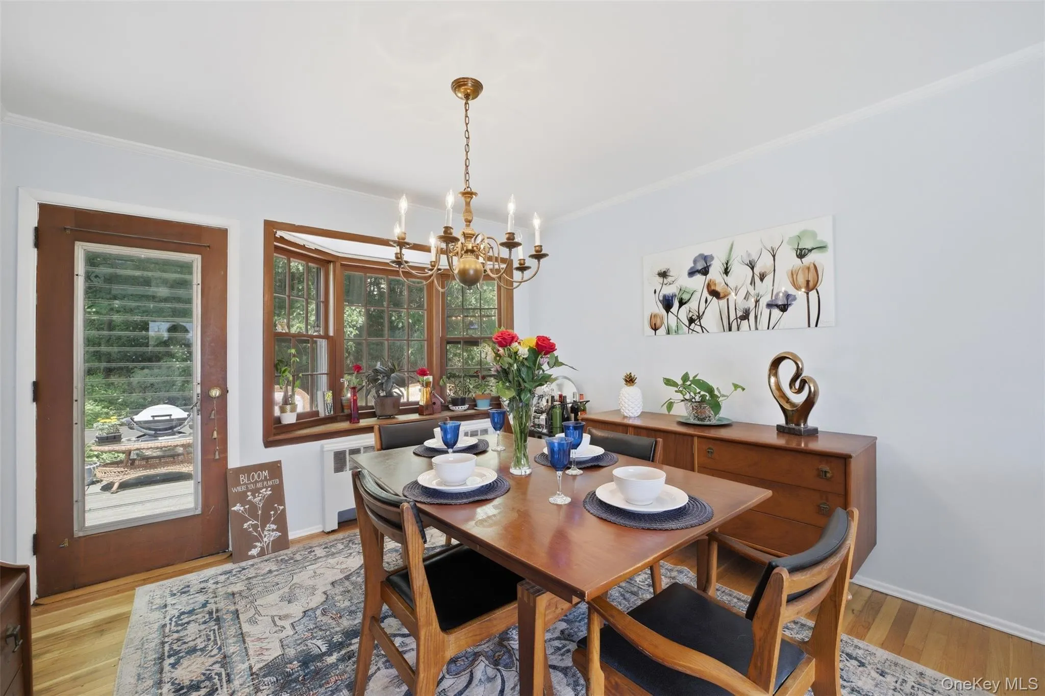 Dining Room with door to Deck - great for entertaining Dining Room with door to Deck - great for entertaining