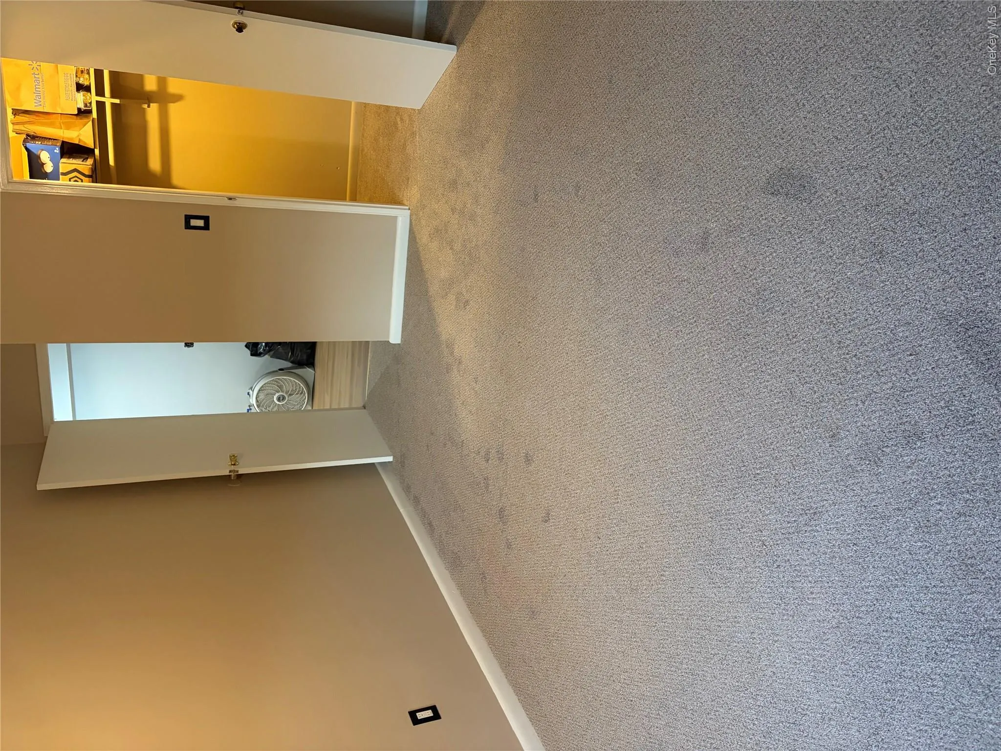 Bedroom with new carpeting and closet space Bedroom with new carpeting and closet space