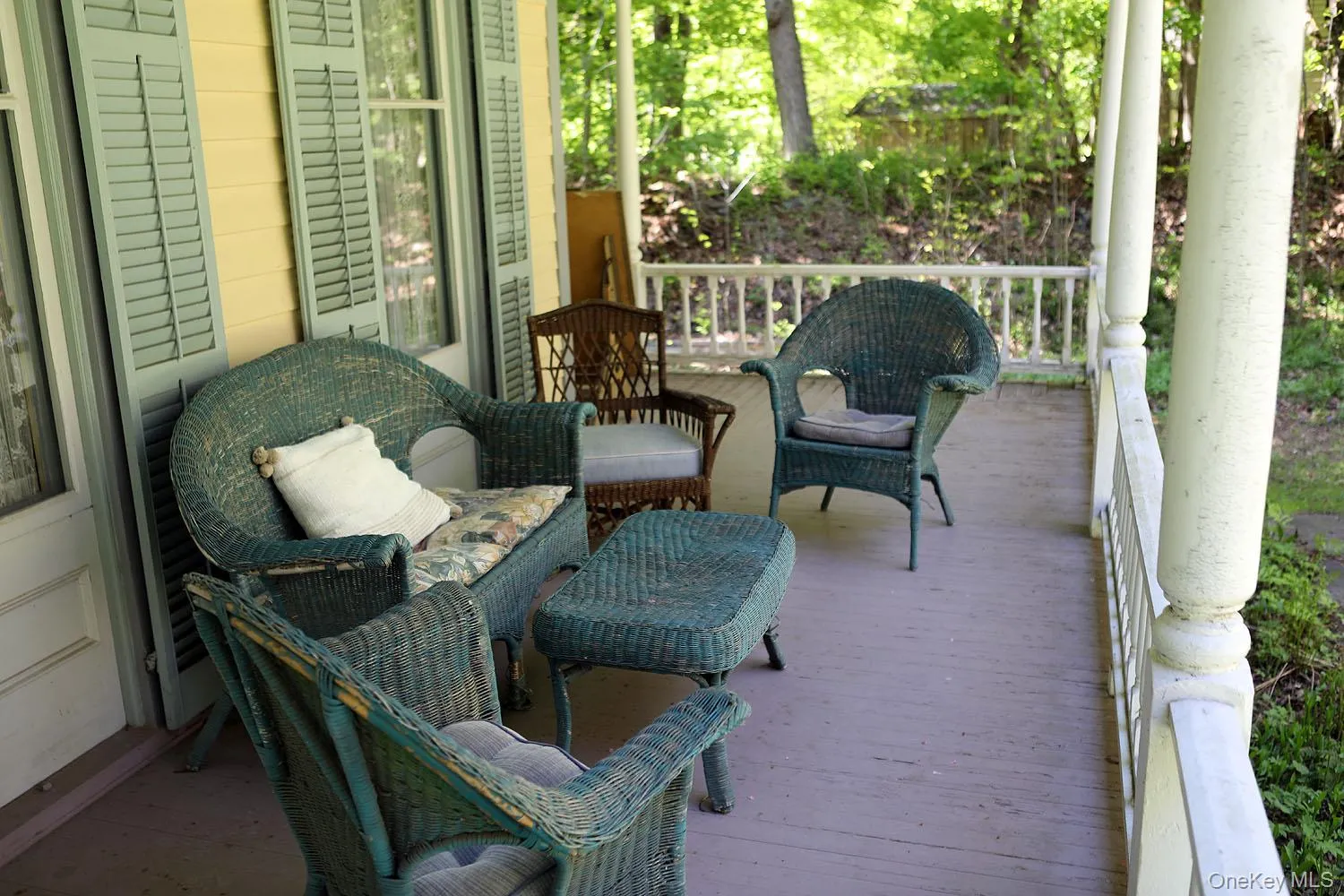 Beautiful covered front porch Beautiful covered front porch