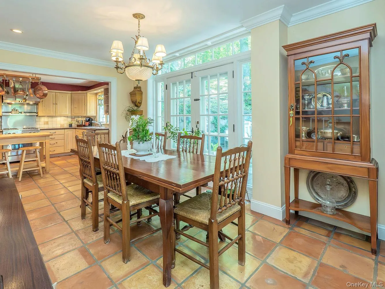 Dining Area with French Doors to Side Deck Dining Area with French Doors to Side Deck