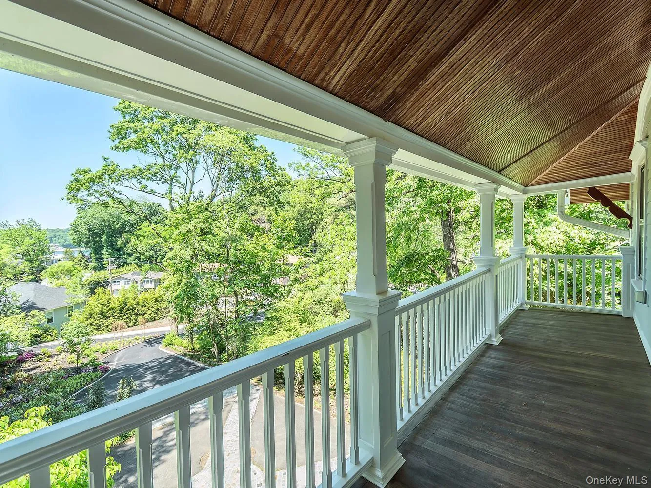 Long Balcony off Primary Bedroom Facing Towards the Water Long Balcony off Primary Bedroom Facing Towards the Water