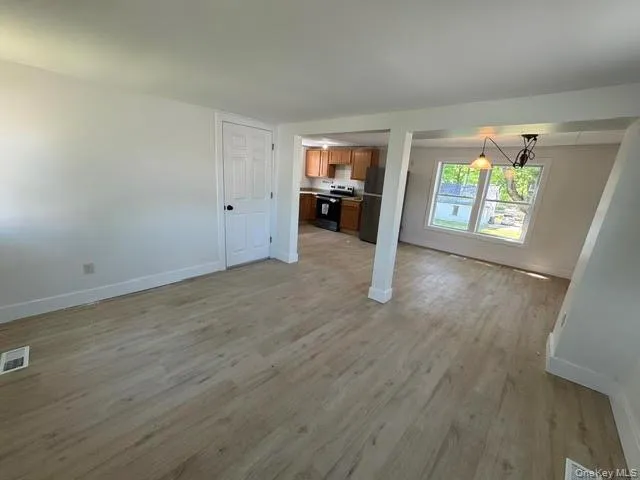 Kitchen, dining area and living room. Kitchen, dining area and living room.