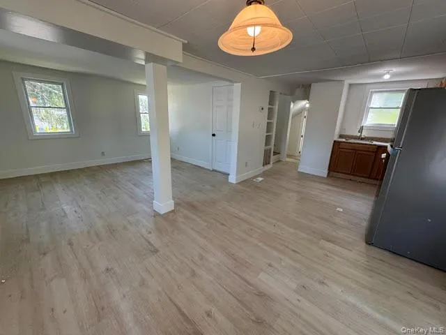 Open floor plan kitchen, dining area and living room. Open floor plan kitchen, dining area and living room.