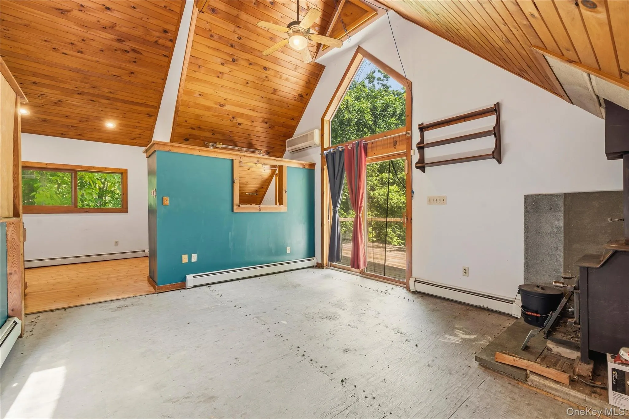 Vaulted wood-paneled ceilings with exposed beams Vaulted wood-paneled ceilings with exposed beams