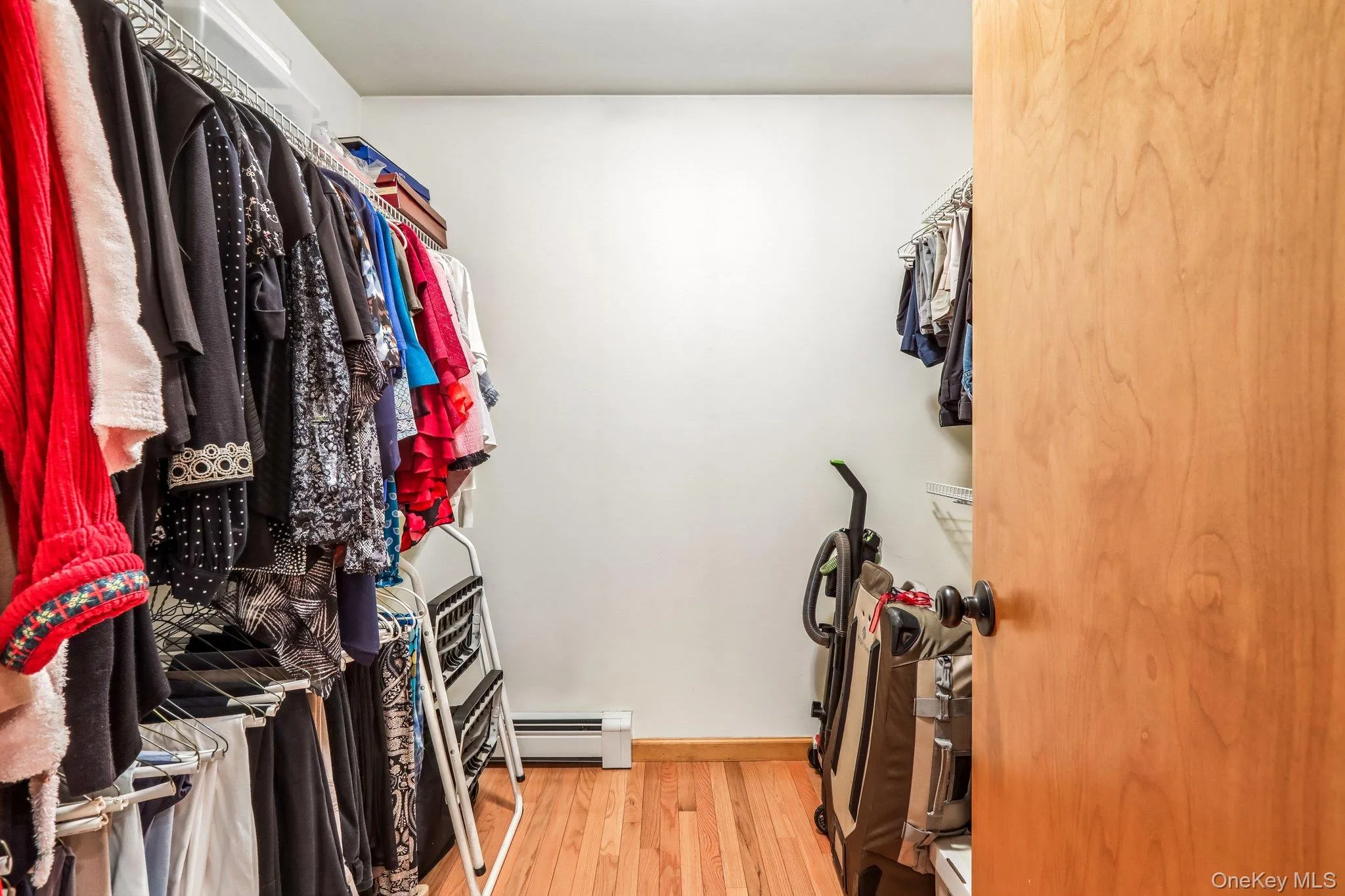 Large walk-in closet. Large walk-in closet.