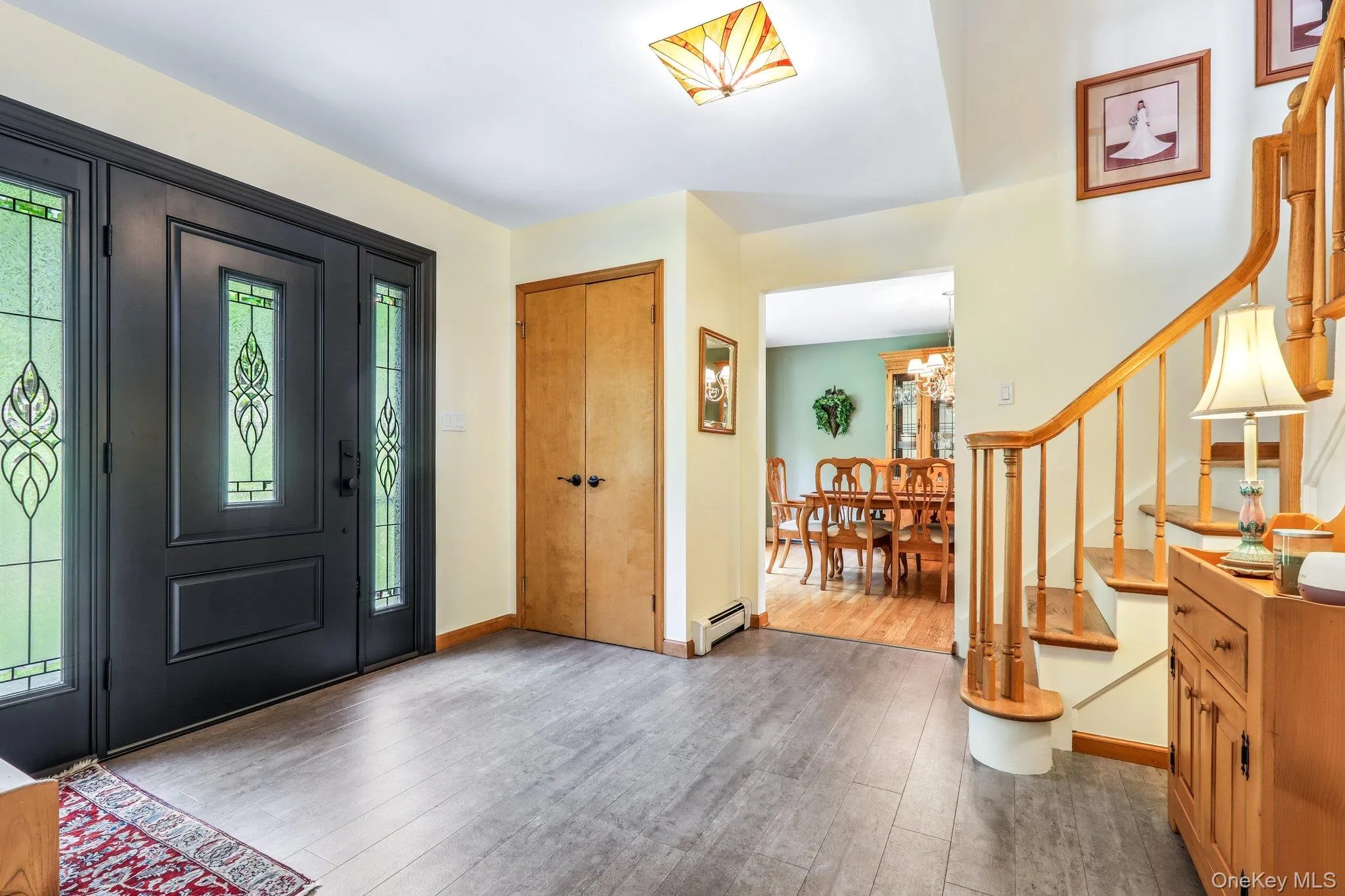 Large foyer with guest closet. Large foyer with guest closet.