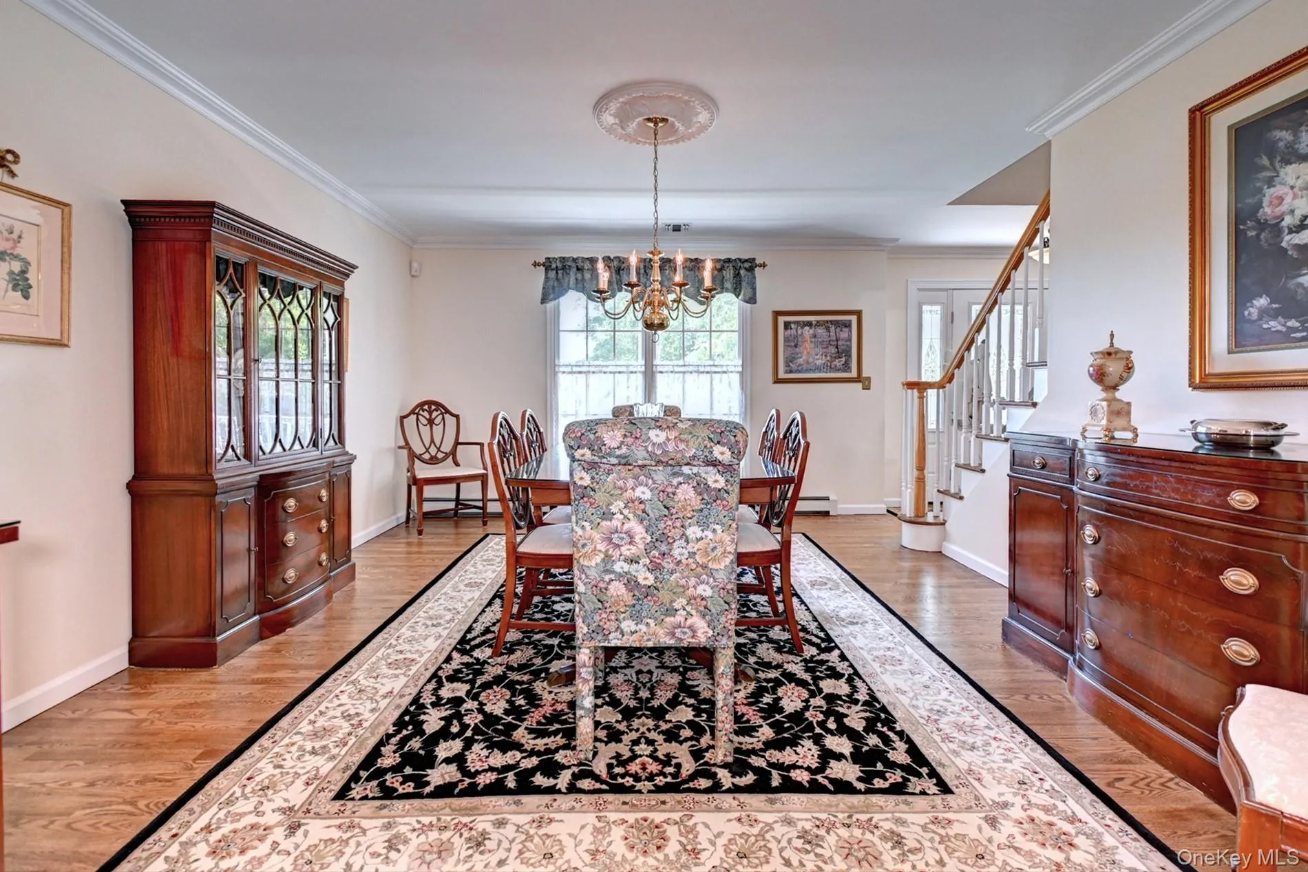 Center Hall Staircase & Entertainment Size Dining Room Great for Family and Friend Gatherings Center Hall Staircase & Entertainment Size Dining Room Great for Family and Friend Gatherings