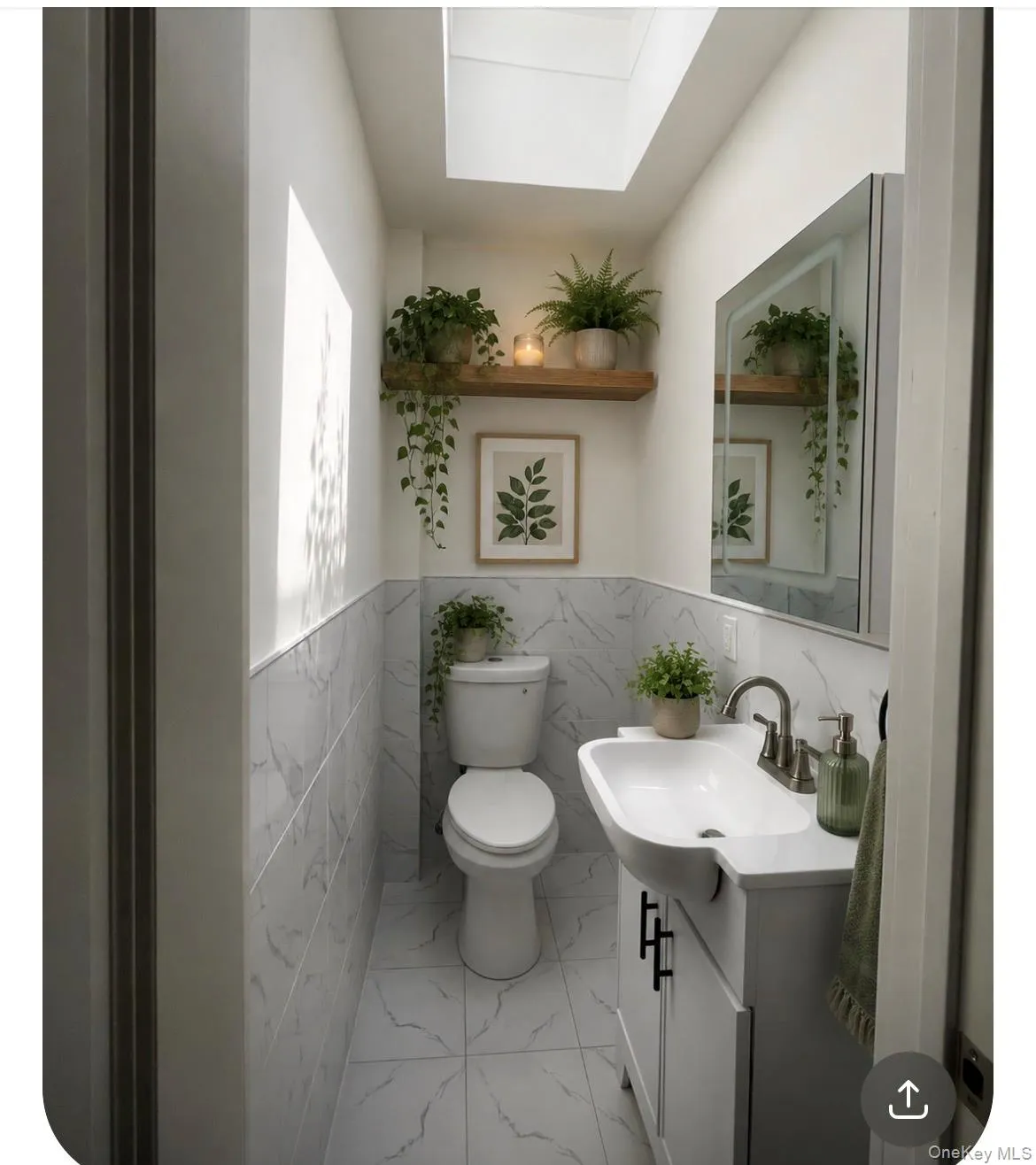 1/2 bath inUpper Master Bedroom Virtual Staged 1/2 bath inUpper Master Bedroom Virtual Staged