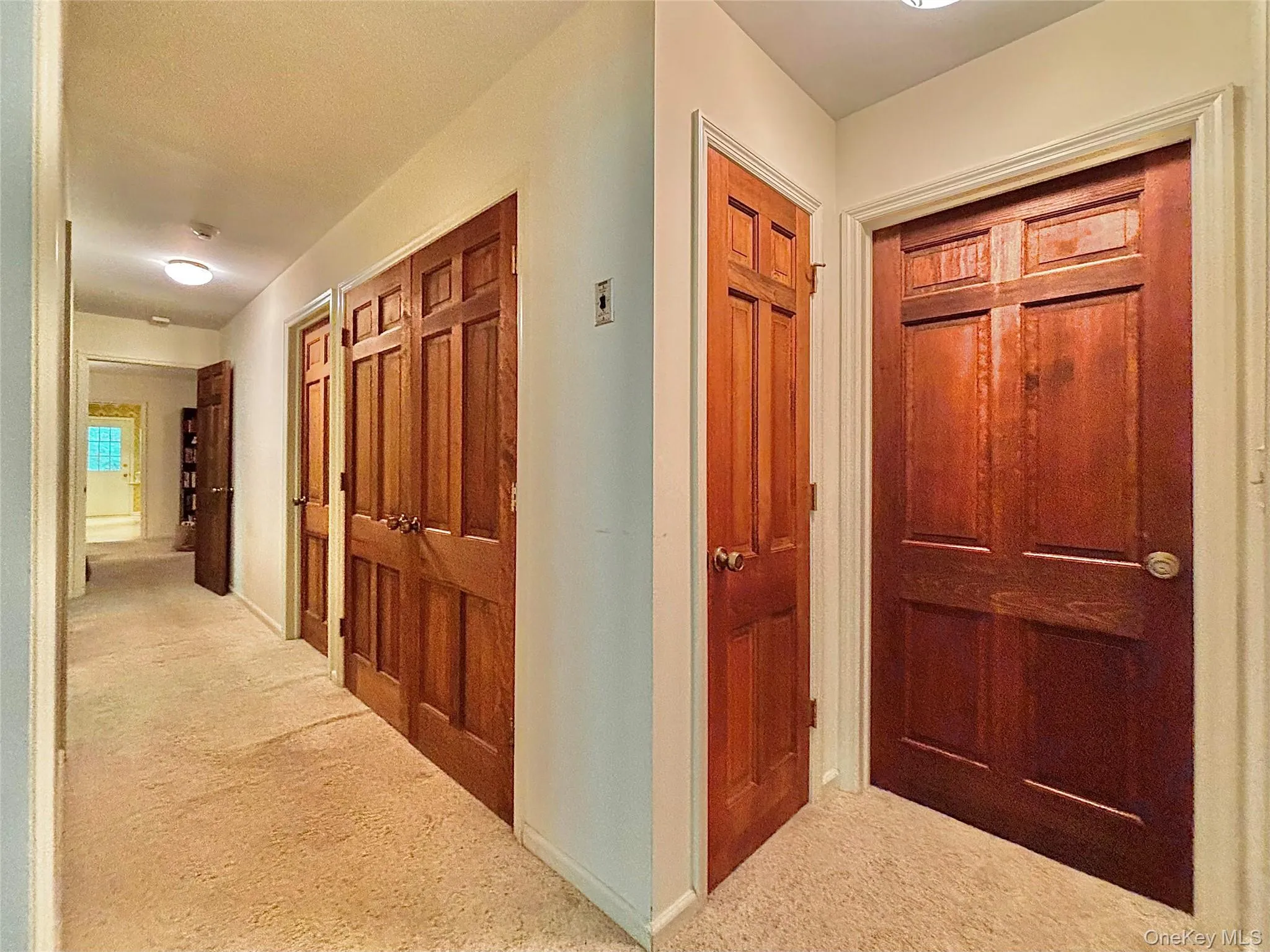 Hallway to Bedrooms- solid wood doors Hallway to Bedrooms- solid wood doors