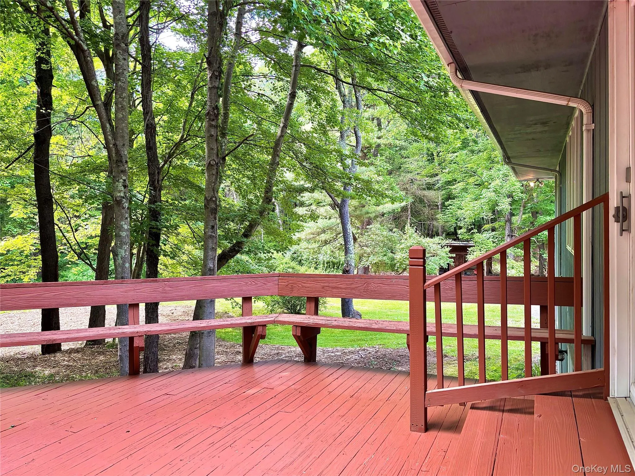 Deck surrounded by nature Deck surrounded by nature