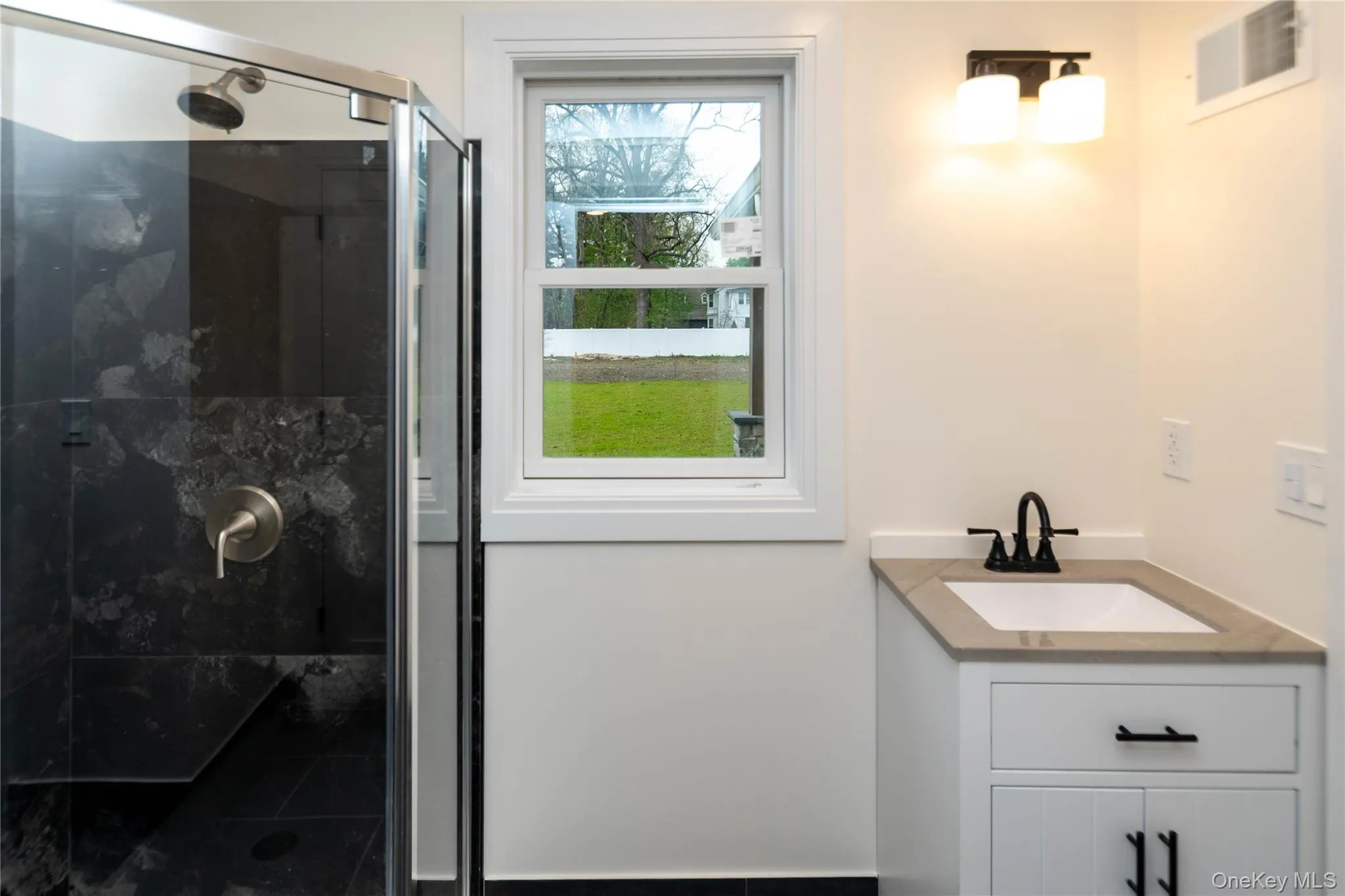 Full Bathroom with Large shower stall. Full Bathroom with Large shower stall.