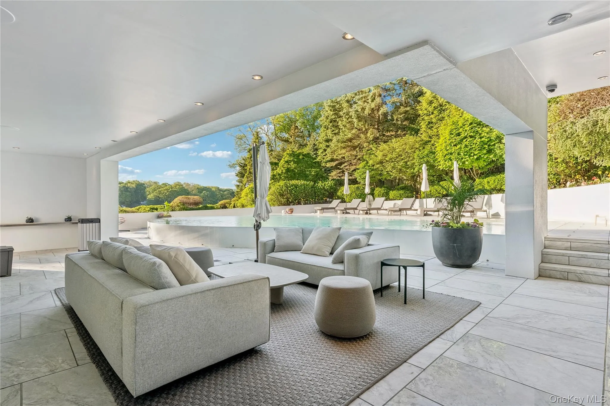 Lower Level Outdoor Living Room Poolside Lower Level Outdoor Living Room Poolside