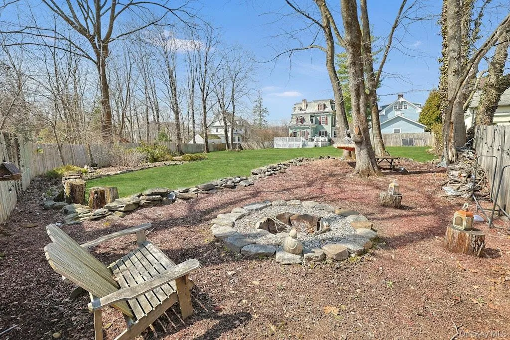 Backyard firepit and hangout hub for everything from quiet nights to hosting friends Backyard firepit and hangout hub for everything from quiet nights to hosting friends